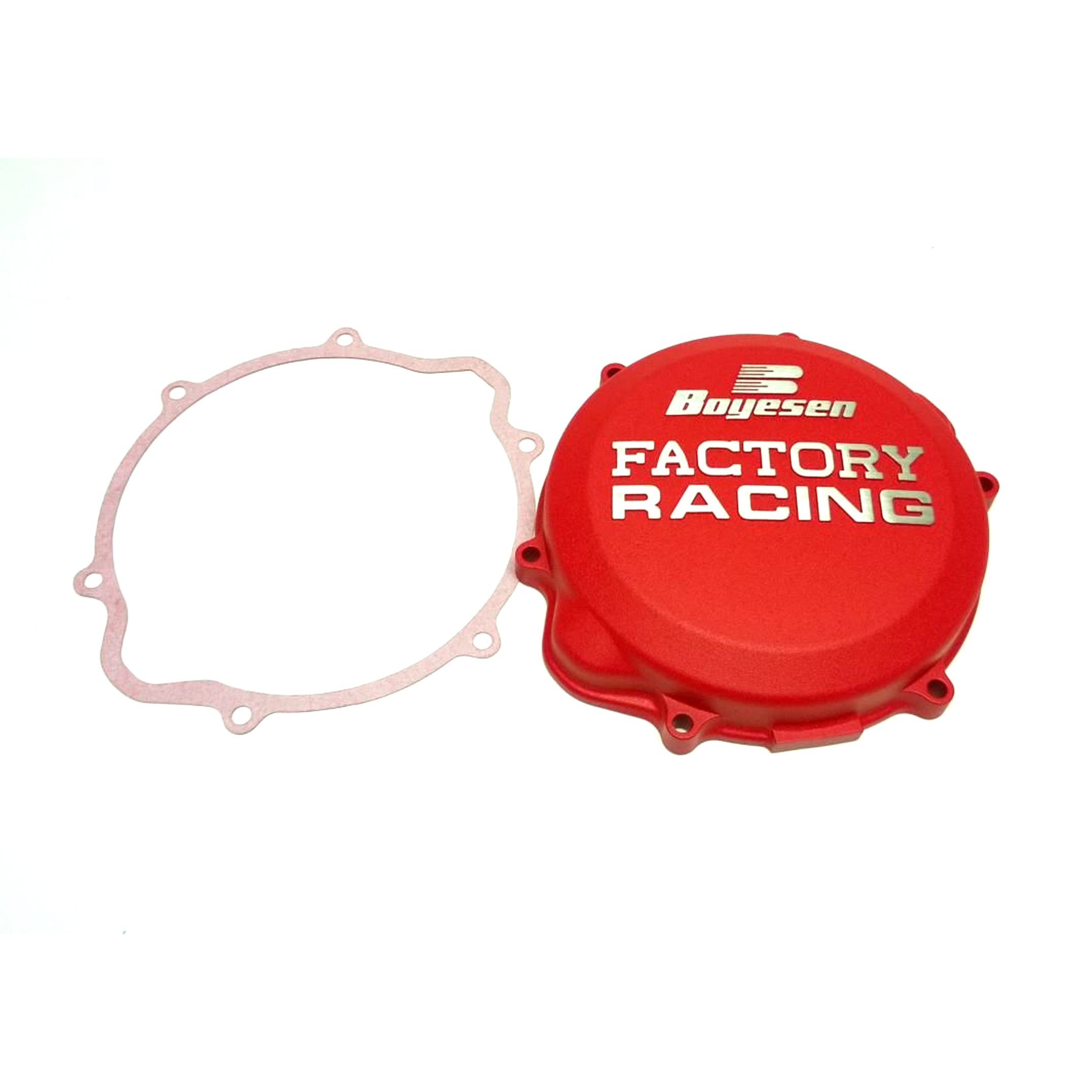 CLUTCH COVER 05-18 CRF450X, BOYESEN CC-06XR RED