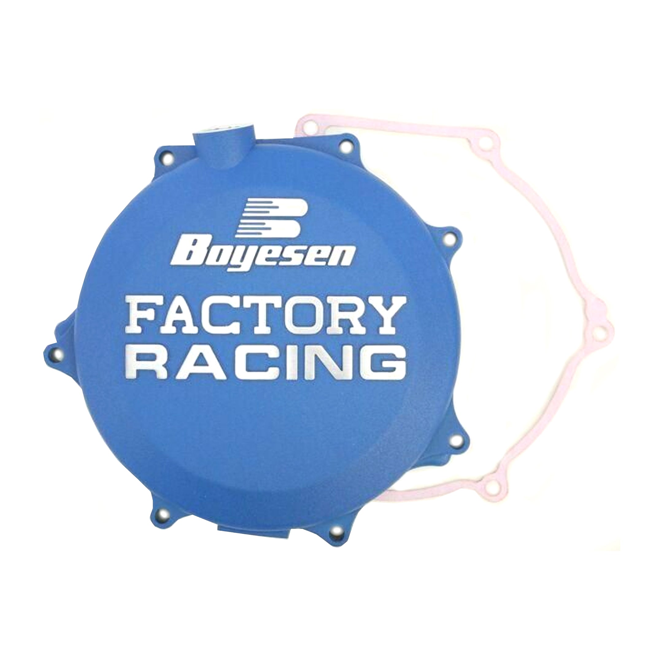 CLUTCH COVER 06-15 KX450F, BOYESEN CC-18L BLUE
