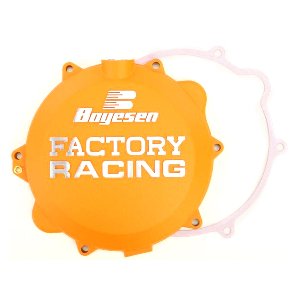 CLUTCH COVER 03-13 KTM250SX, BOYESEN CC-42ORG ORANGE