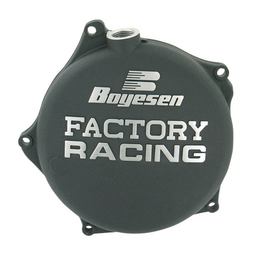 CLUTCH COVER 09-20 KX250F, BOYESEN CC-17AB, BLACK