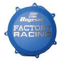 CLUTCH COVER 09-20 KX250F, BOYESEN CC-17AL BLUE