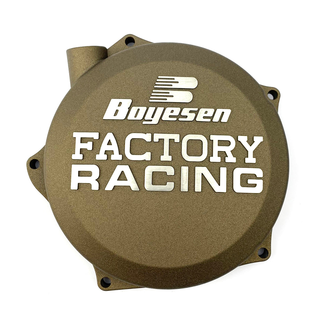 CLUTCH COVER 21-24 KX250/X KAWASAKI, BOYESEN CC-17CM, BLACK