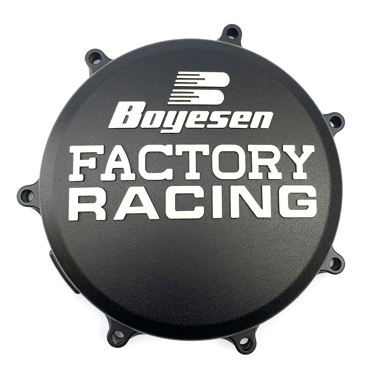 CLUTCH COVER 21-23 KX450/X KAWASAKI, BOYESEN CC-18DB, BLACK