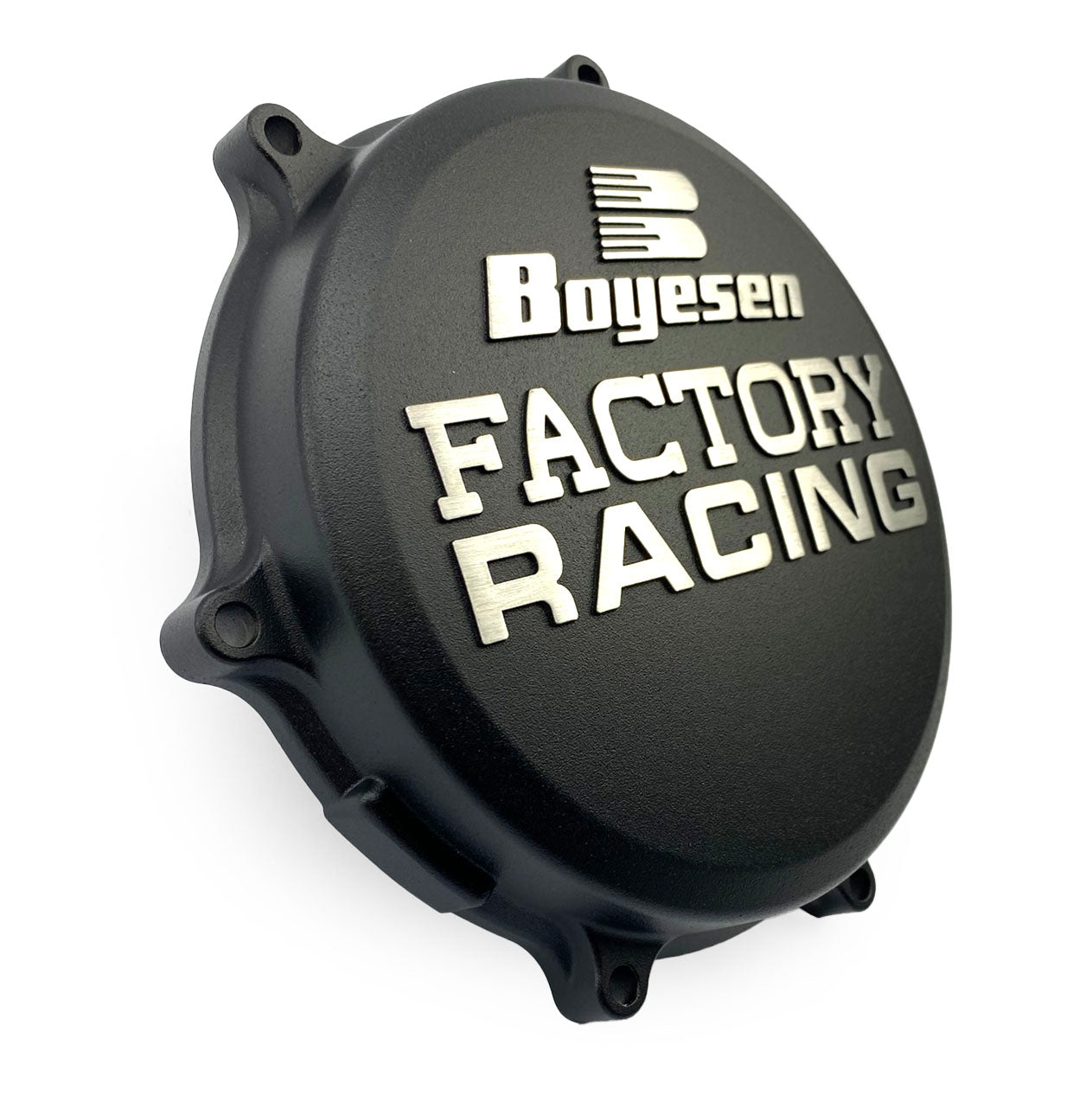 CLUTCH COVER 21-23 KX450/X KAWASAKI, BOYESEN CC-18DB, BLACK