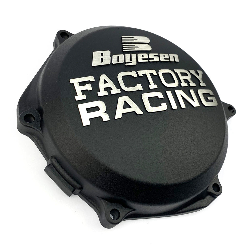 CLUTCH COVER 23-25 YZ450F YAMAHA, BOYESEN CC-38DB, BLACK