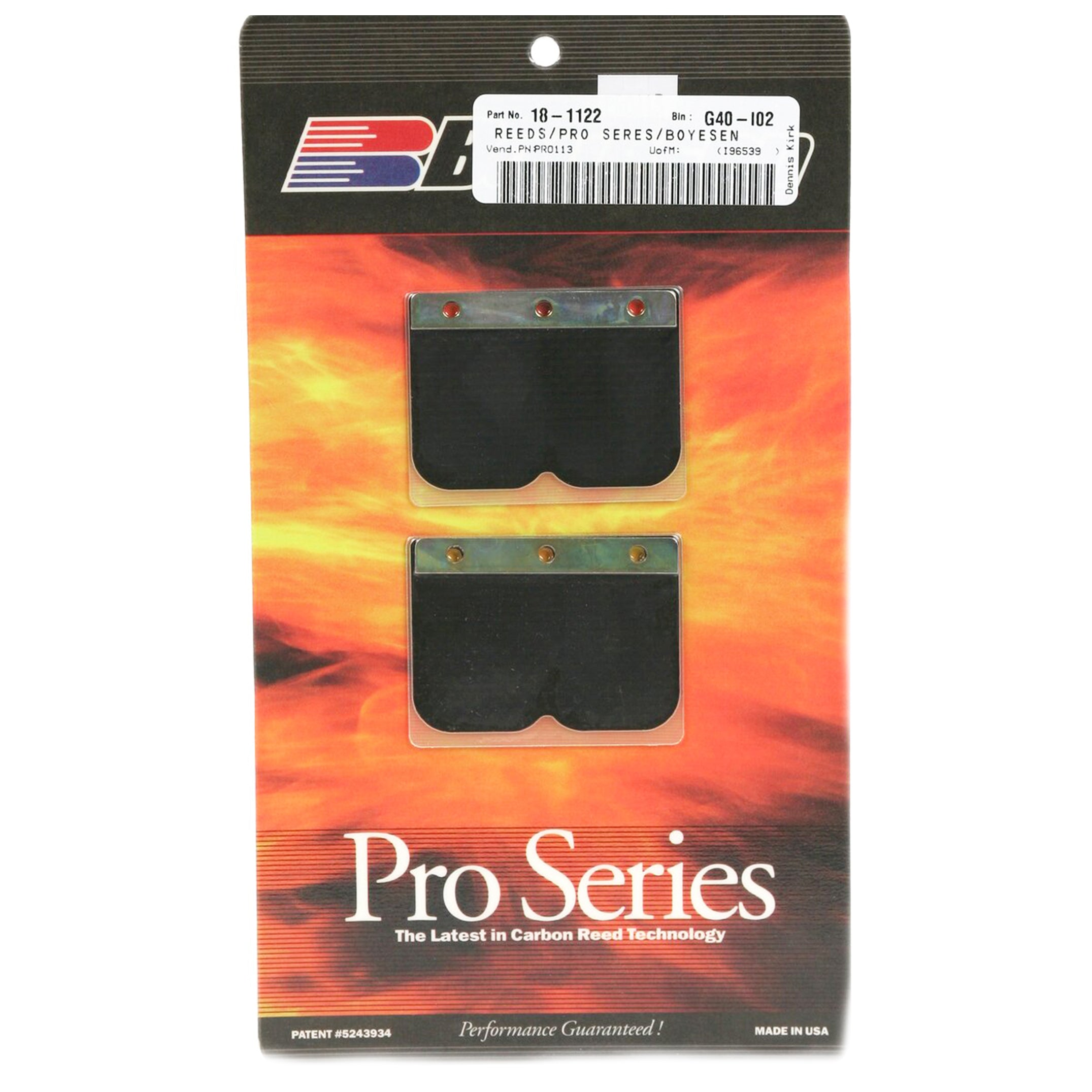 PRO-113 REEDS KTM 125 200, Boyesen Pro Series Reeds - PRO