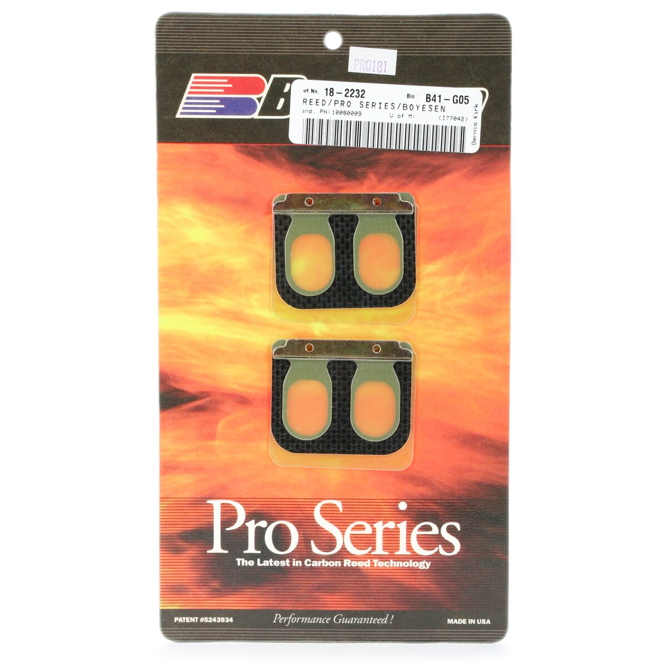 PRO-181 BOYESEN REED, Boyesen Pro Series Reeds - PRO
