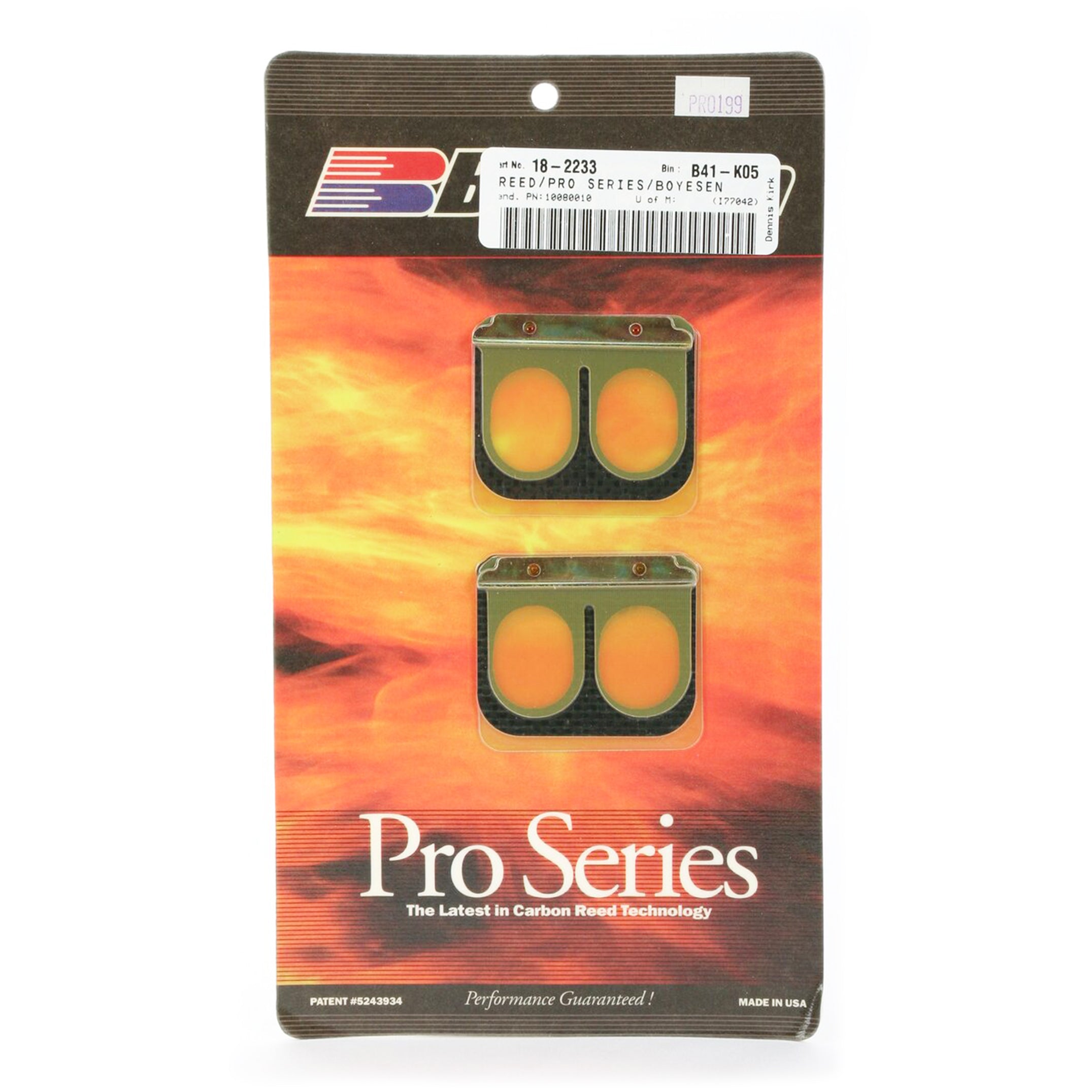 PRO-199 BOYESEN REEDS, Boyesen Pro Series Reeds - PRO, PRO-199
