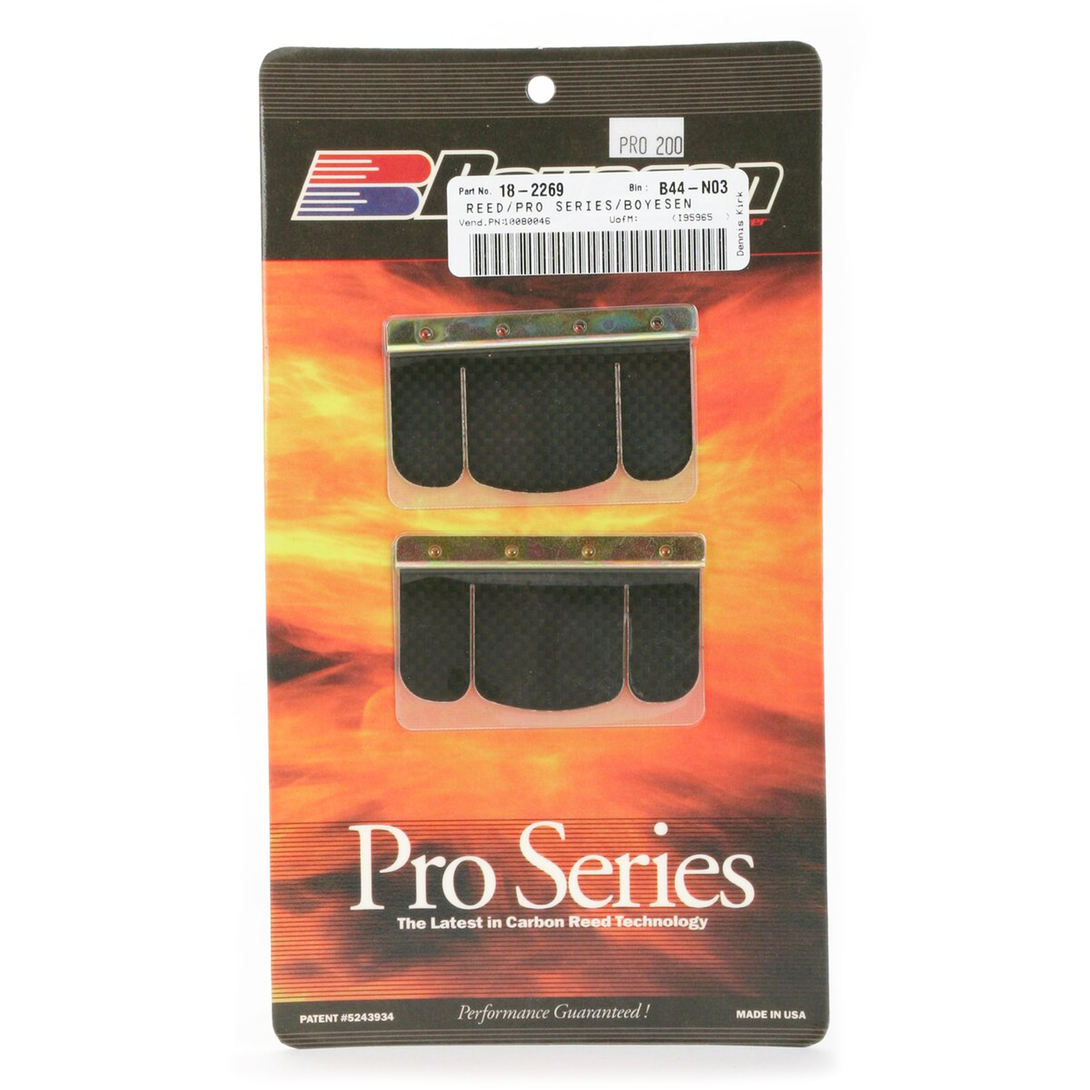PRO-200 BOYESEN REEDS, Boyesen Pro Series Reeds - PRO