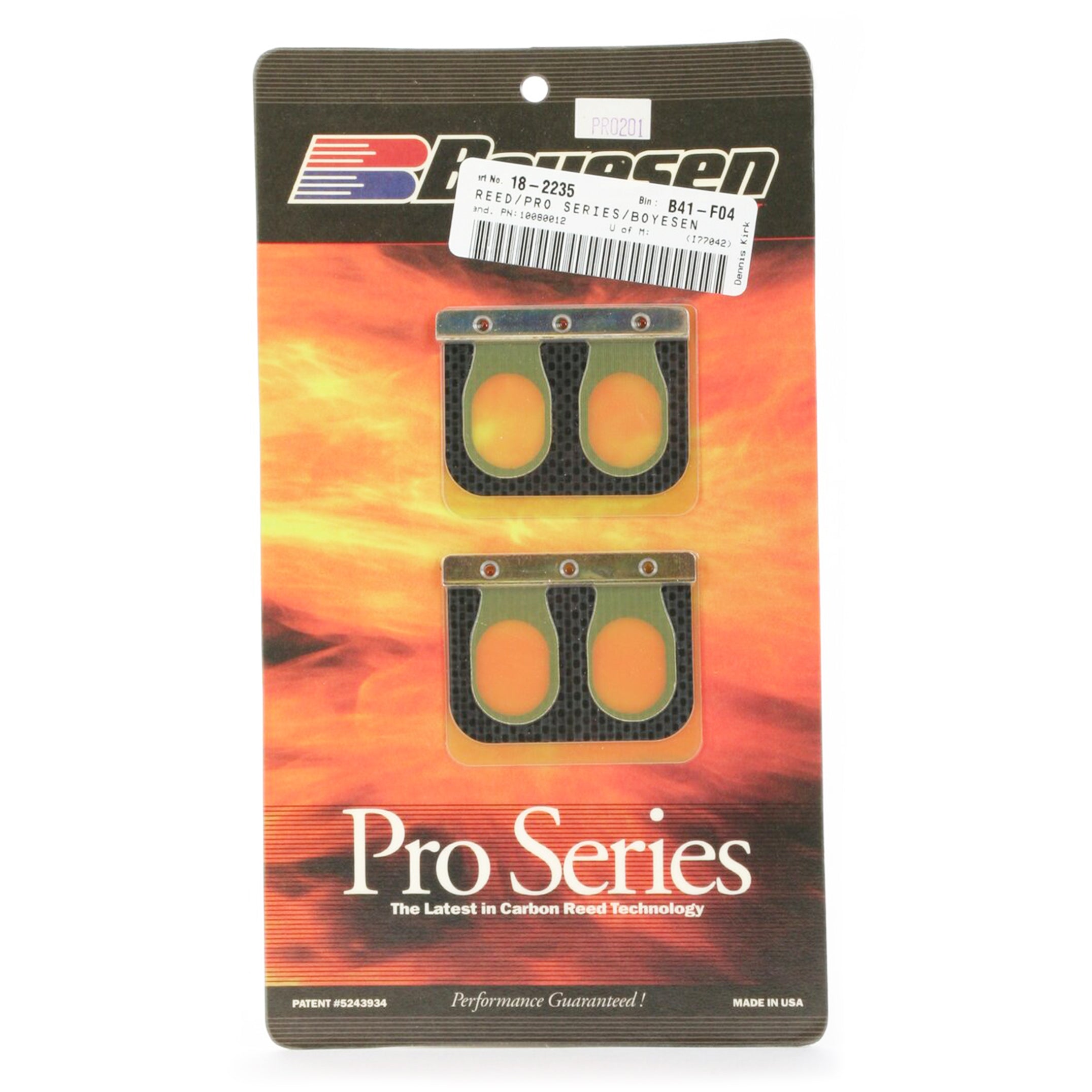 PRO-201 BOYESEN REEDS, Boyesen Pro Series Reeds - PRO