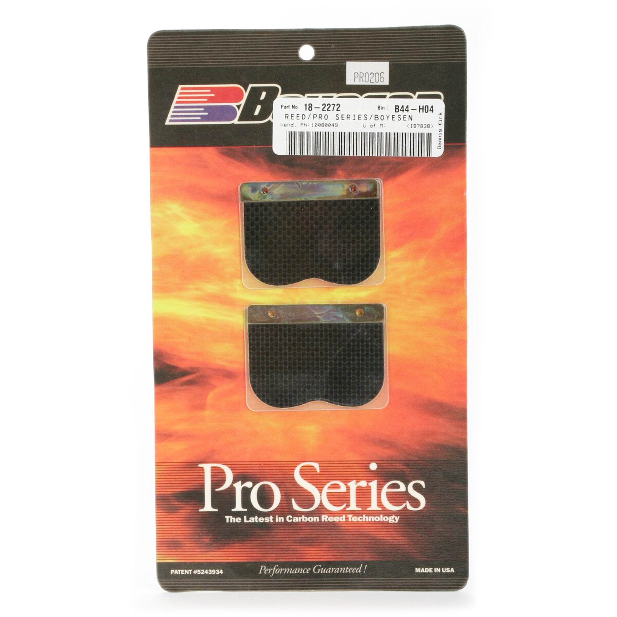 PRO-206 BOYESEN REEDS, Boyesen Pro Series Reeds - PRO, PRO-206