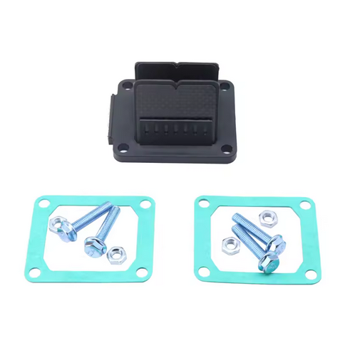 REED VALVE BLOCK CAGE KIT CARBON FIBRE 2002-2018 YAMAHA YZ85 4ES-13610-00-00 4ES-13613-00-00