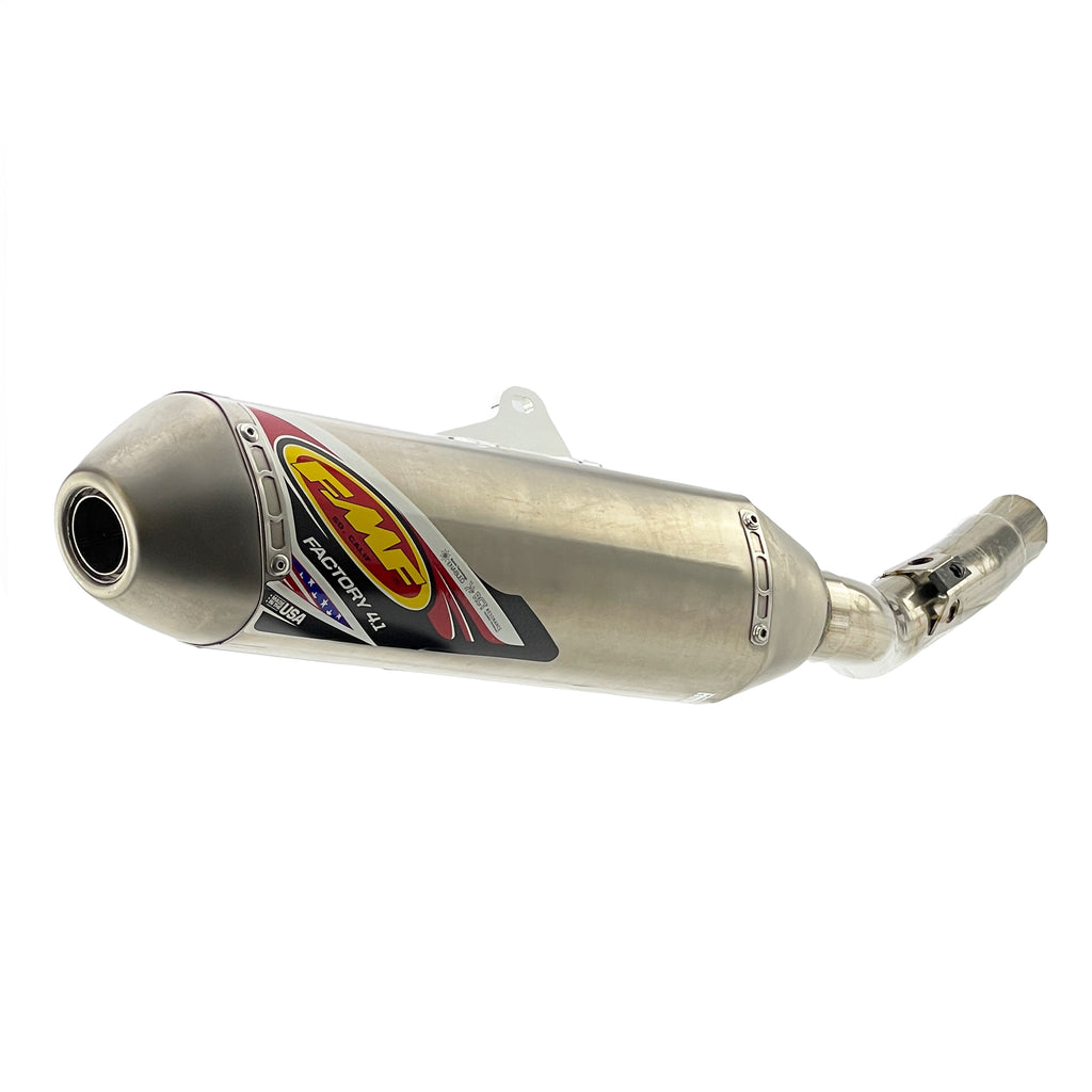 END OF LINE Factory 4.1 Ti Natural Exhaust Silencer 11-12 Suzuki RM-Z 250 - FMF 043293