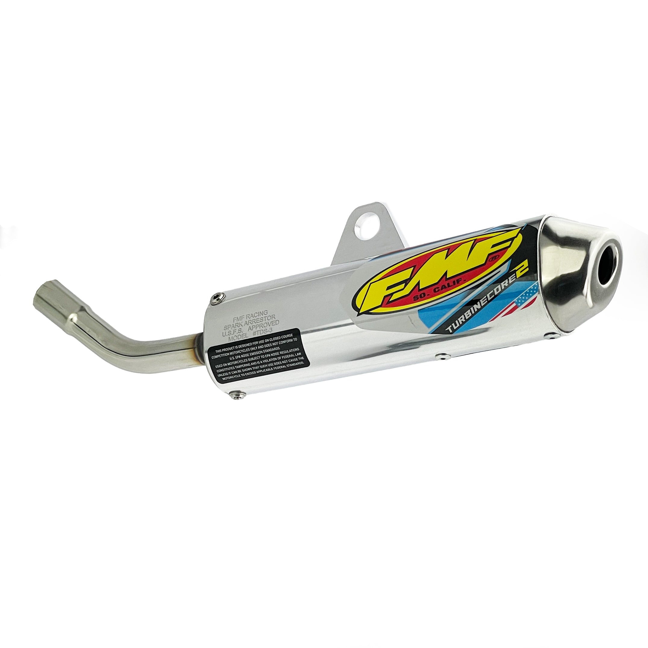 TurbineCore 2 Exhaust Silencer 16-23 KTM Husqvarna GasGas 65 SX TC MC - FMF 025201