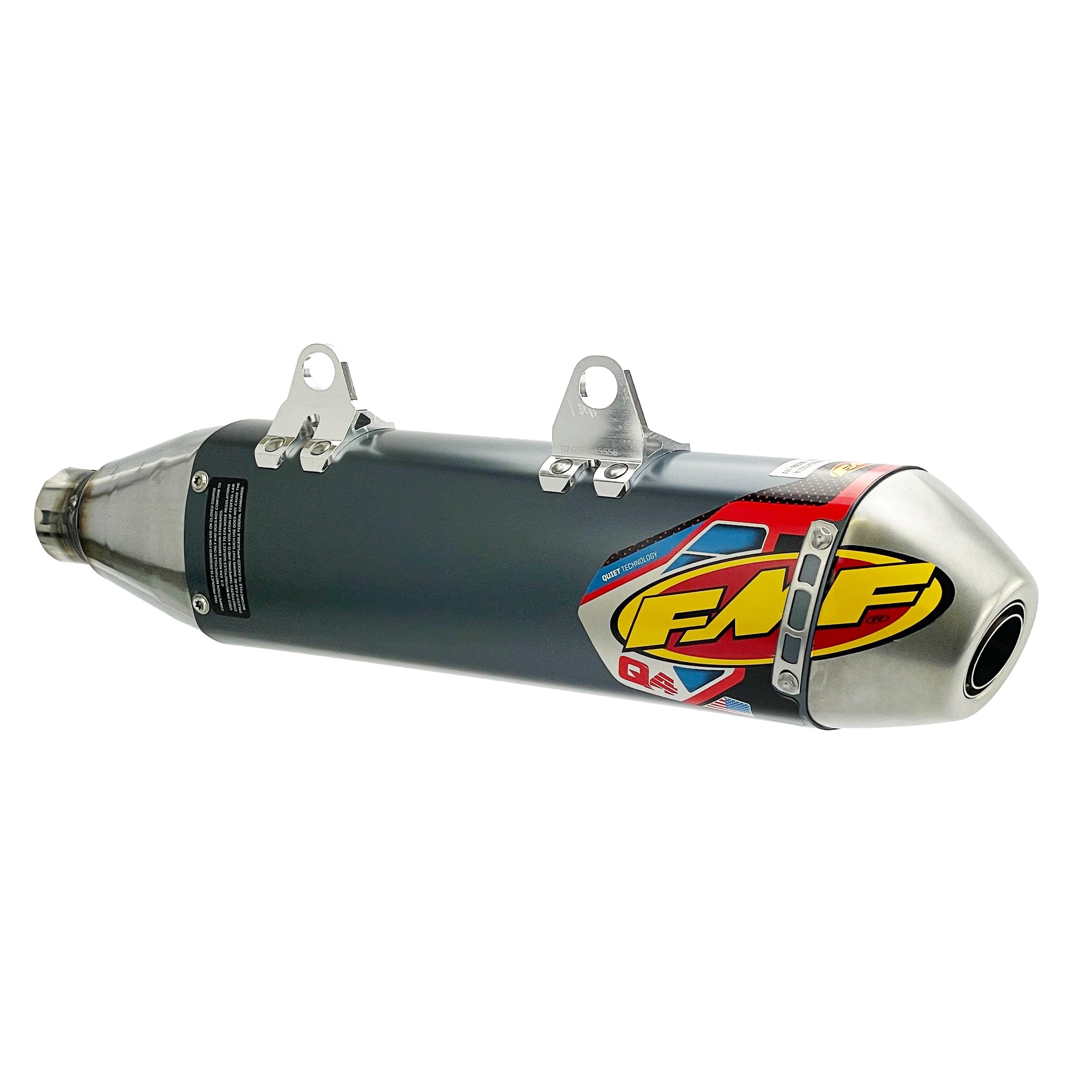 Q4 Hex Exhaust Silencer 07-16 KTM Husaberg Husqvarna 250-501 - FMF 045556