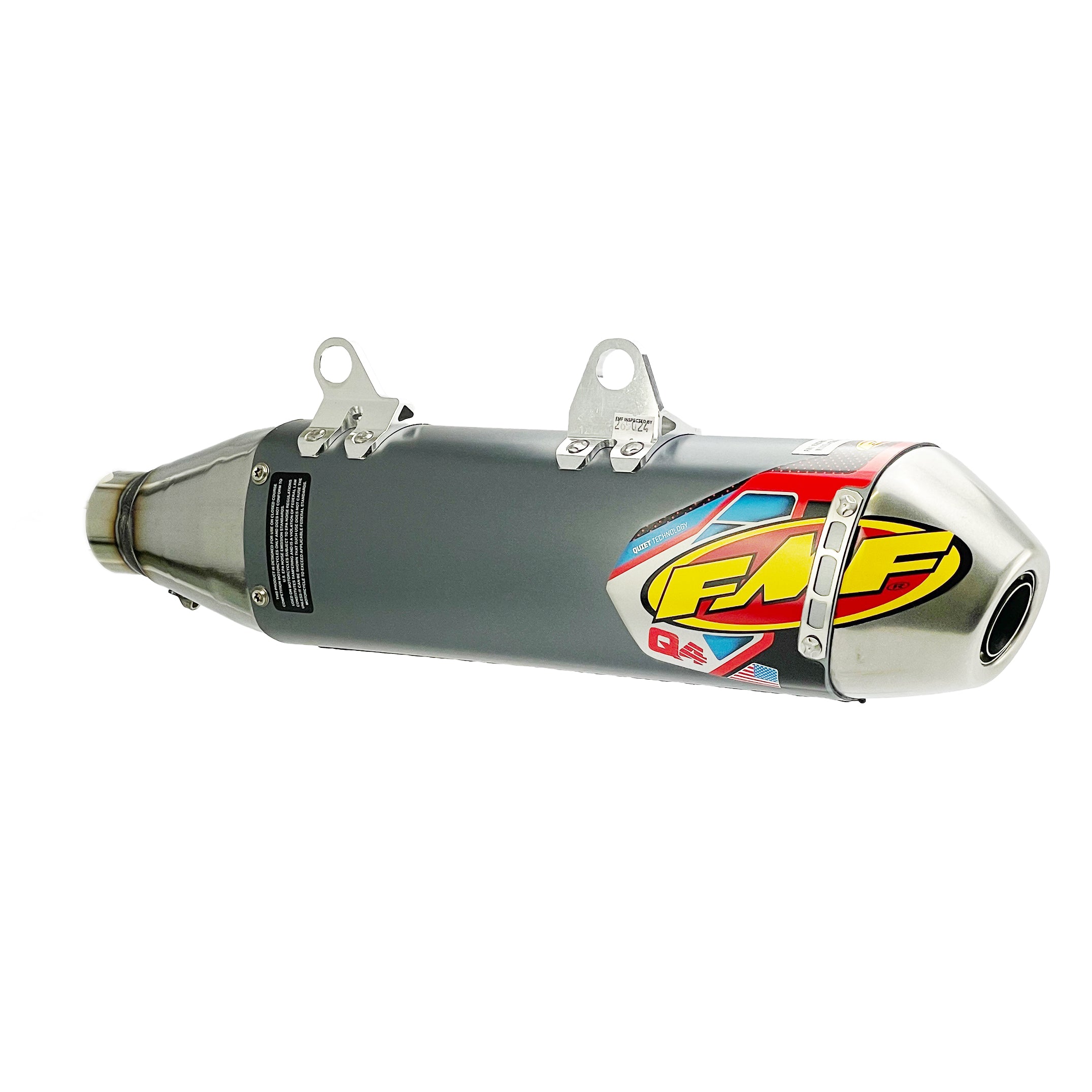 Q4 Hex Exhaust Silencer 15-19 KTM Husqvarna 250 350 450 500 - FMF 045590