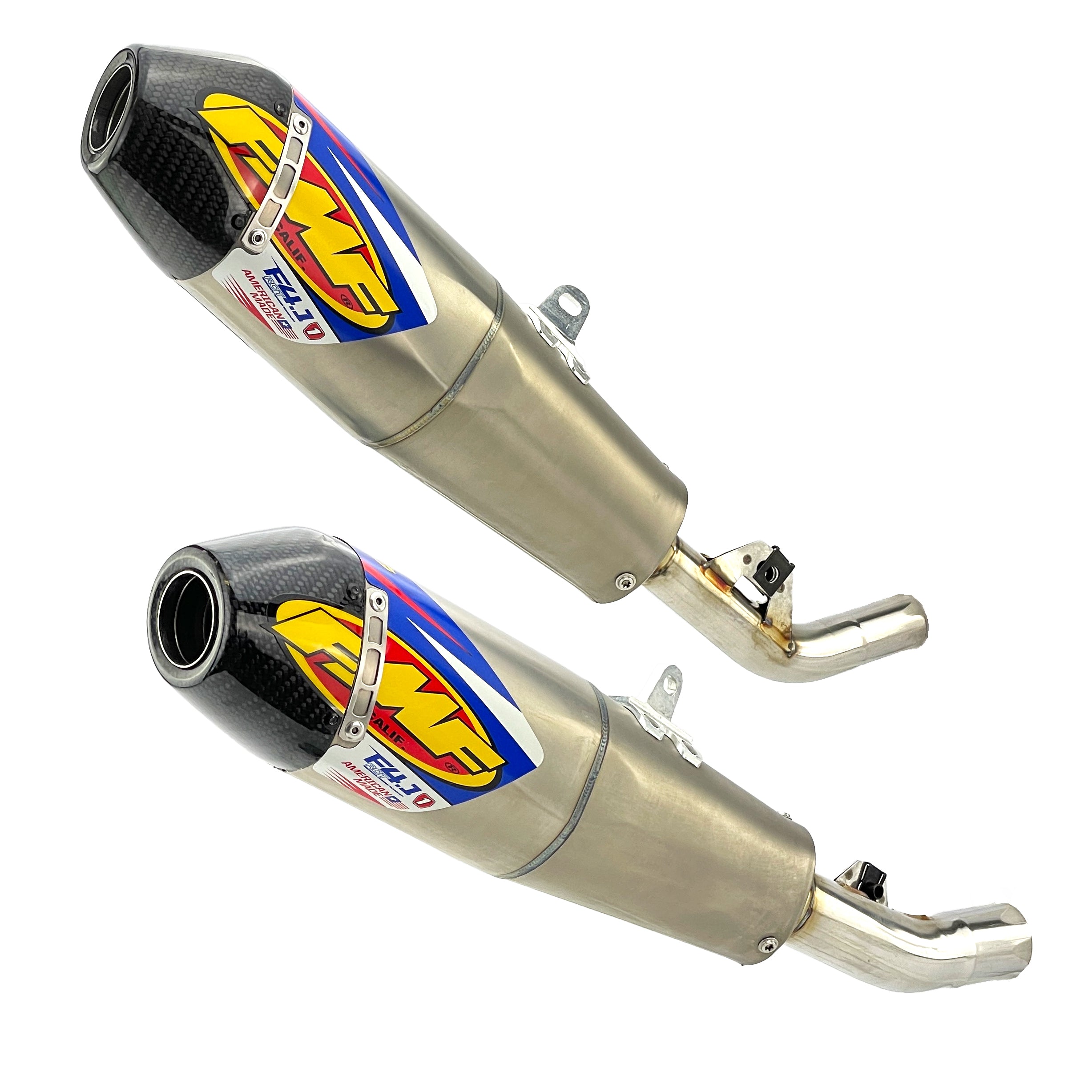 END OF LINE Factory 4.1 RCT Dual Exhaust Silencer 17-20 Honda CRF 450 R RX RWE - FMF 041549