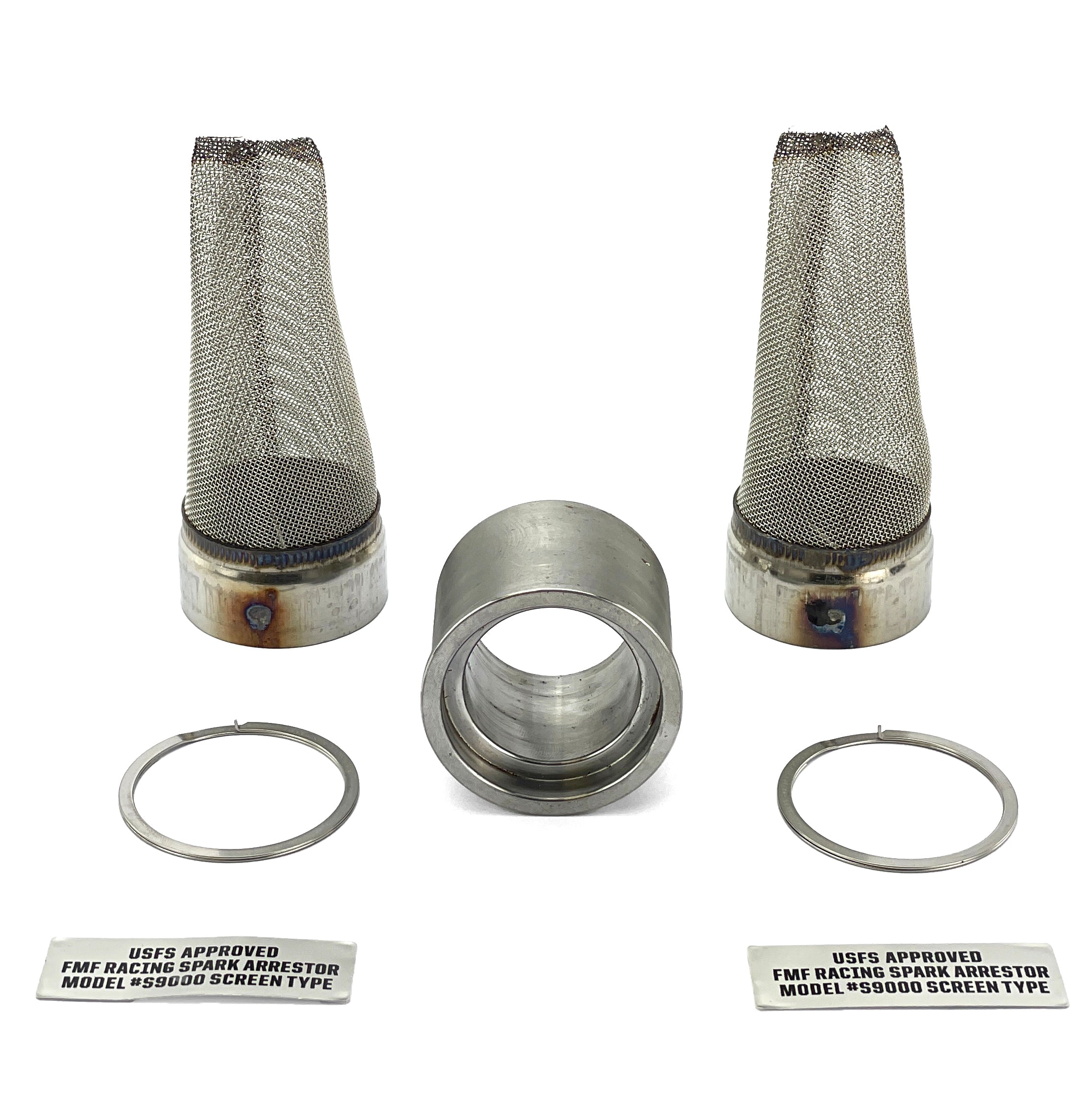 END OF LINE Factory 4.1 RCT Dual Exhaust Silencer 17-20 Honda CRF 450 R RX RWE - FMF 041549