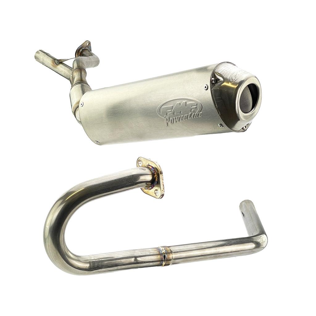 END OF LINE Powerline Exhaust Silencer 01-05 Kawasaki Prairie 650 700 4X4 - FMF 042020