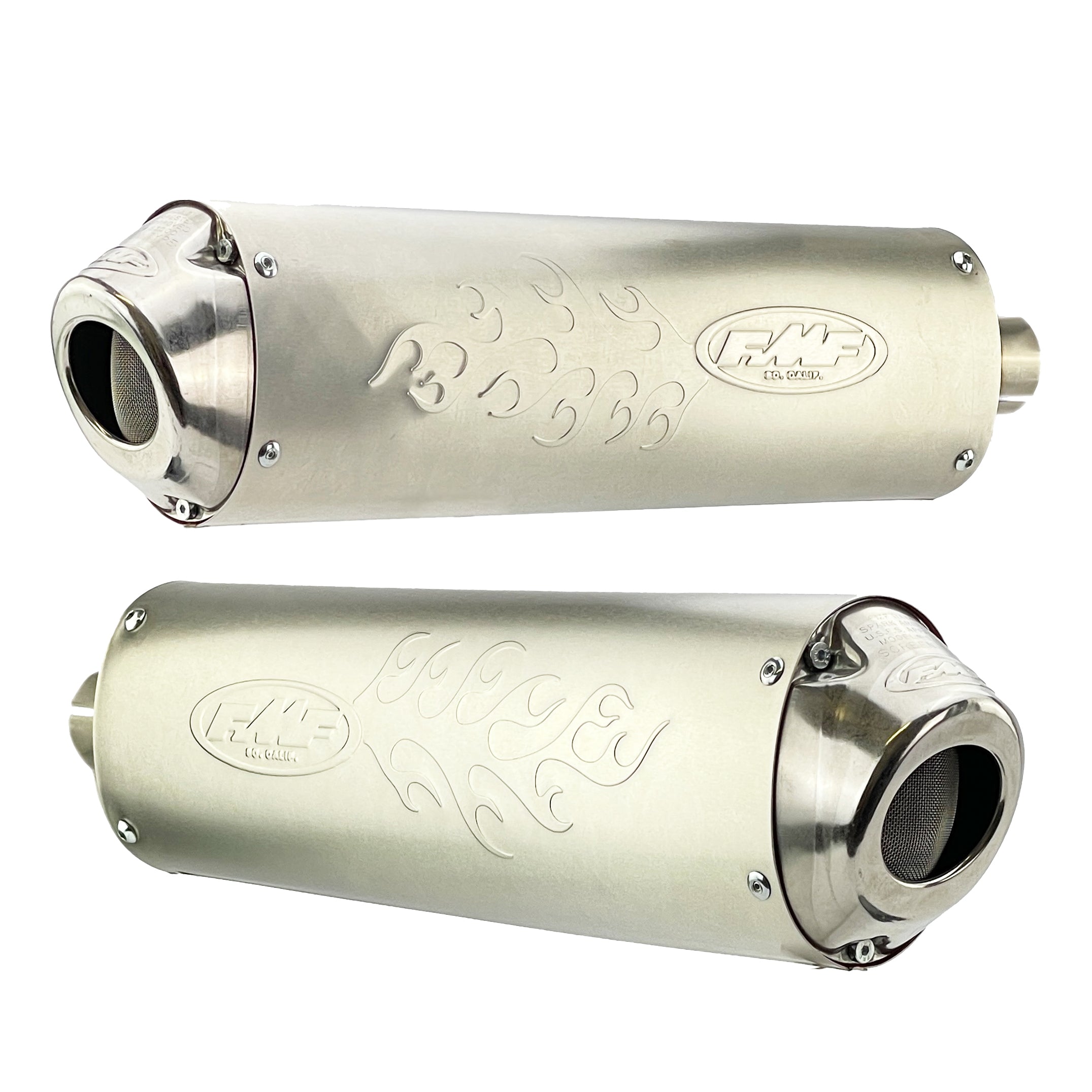 END OF LINE Powercore 4 Dual Exhaust System 08-10 Yamaha Rhino 700 - FMF 044280