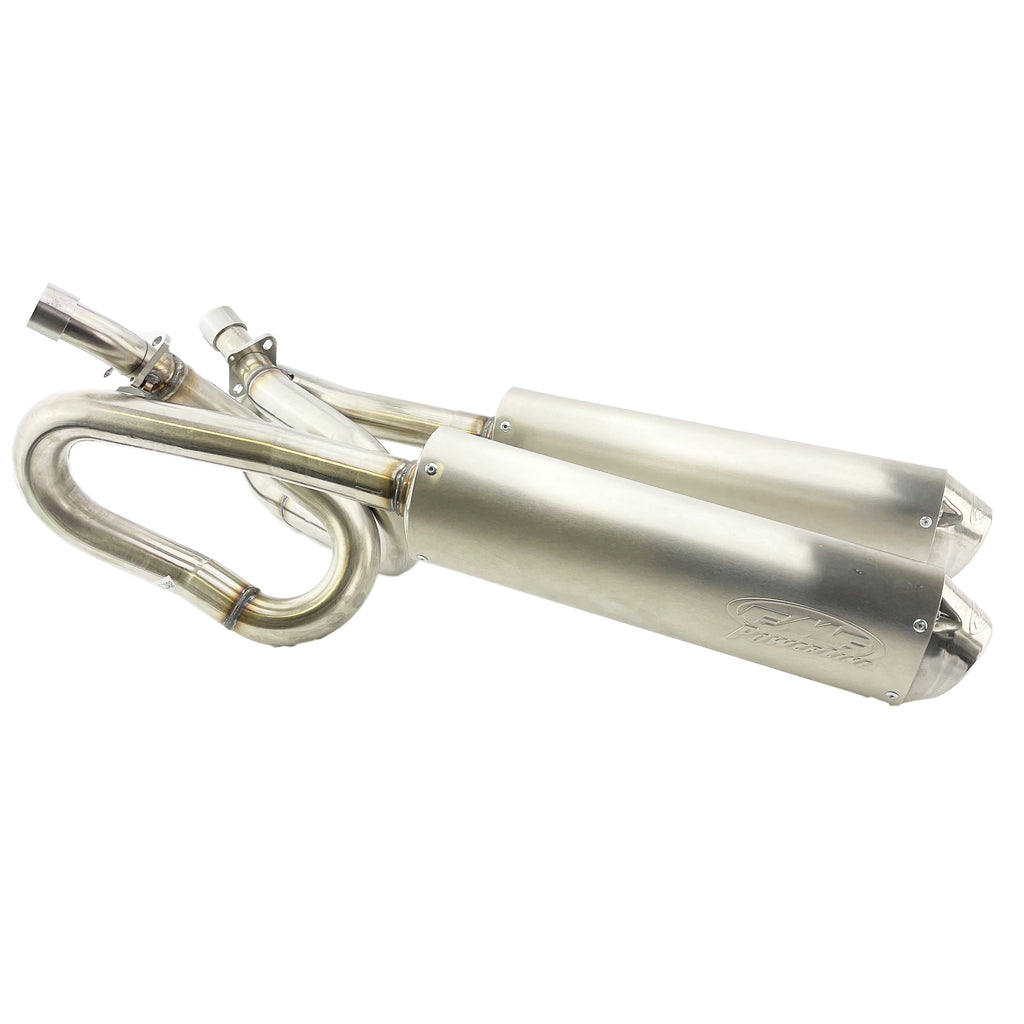 END OF LINE Dual Exhaust System 08-10 Yamaha RHINO 700 - FMF 044281