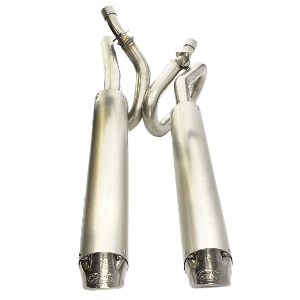 END OF LINE Dual Exhaust System 08-10 Yamaha RHINO 700 - FMF 044281
