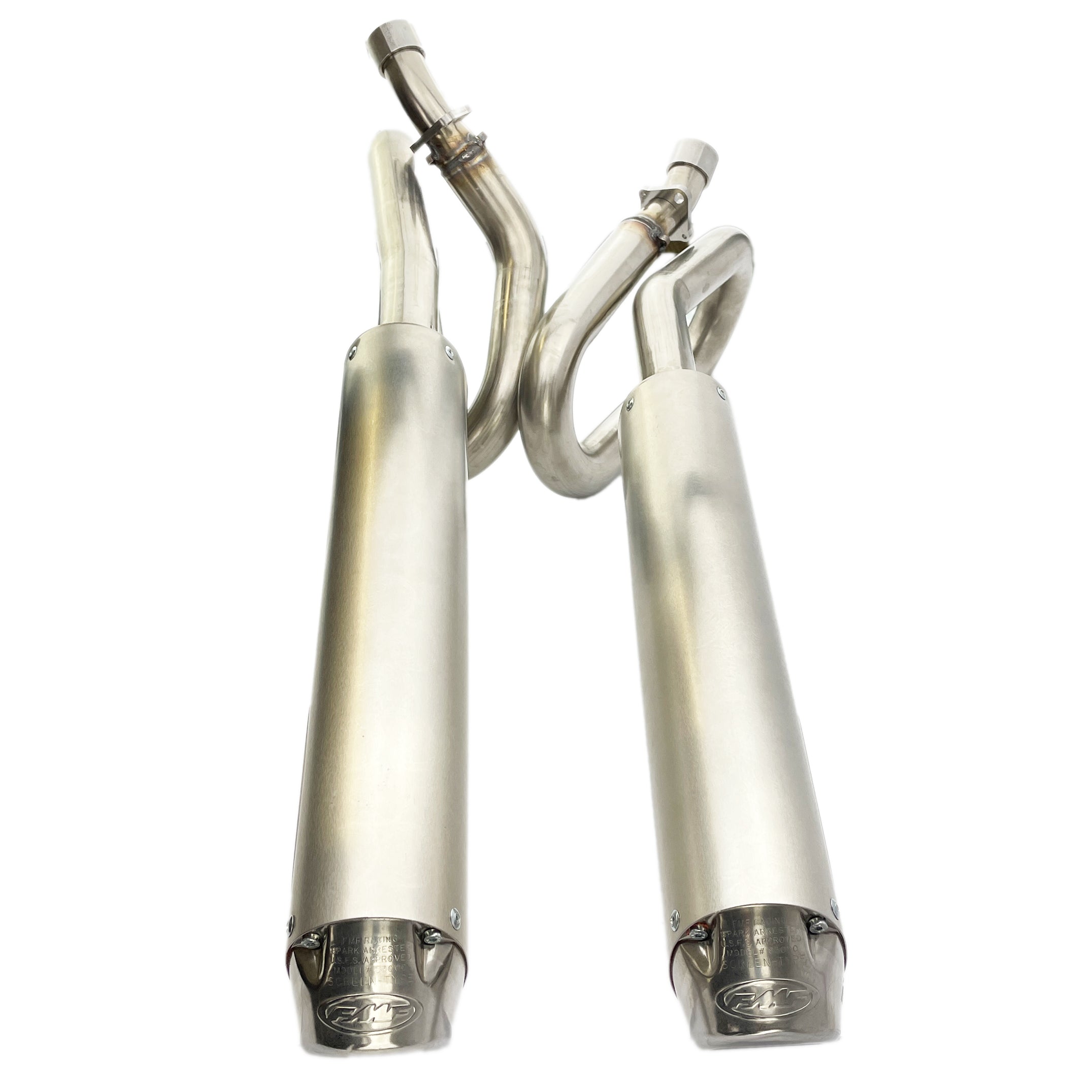 END OF LINE Dual Exhaust System 08-10 Yamaha RHINO 700 - FMF 044281