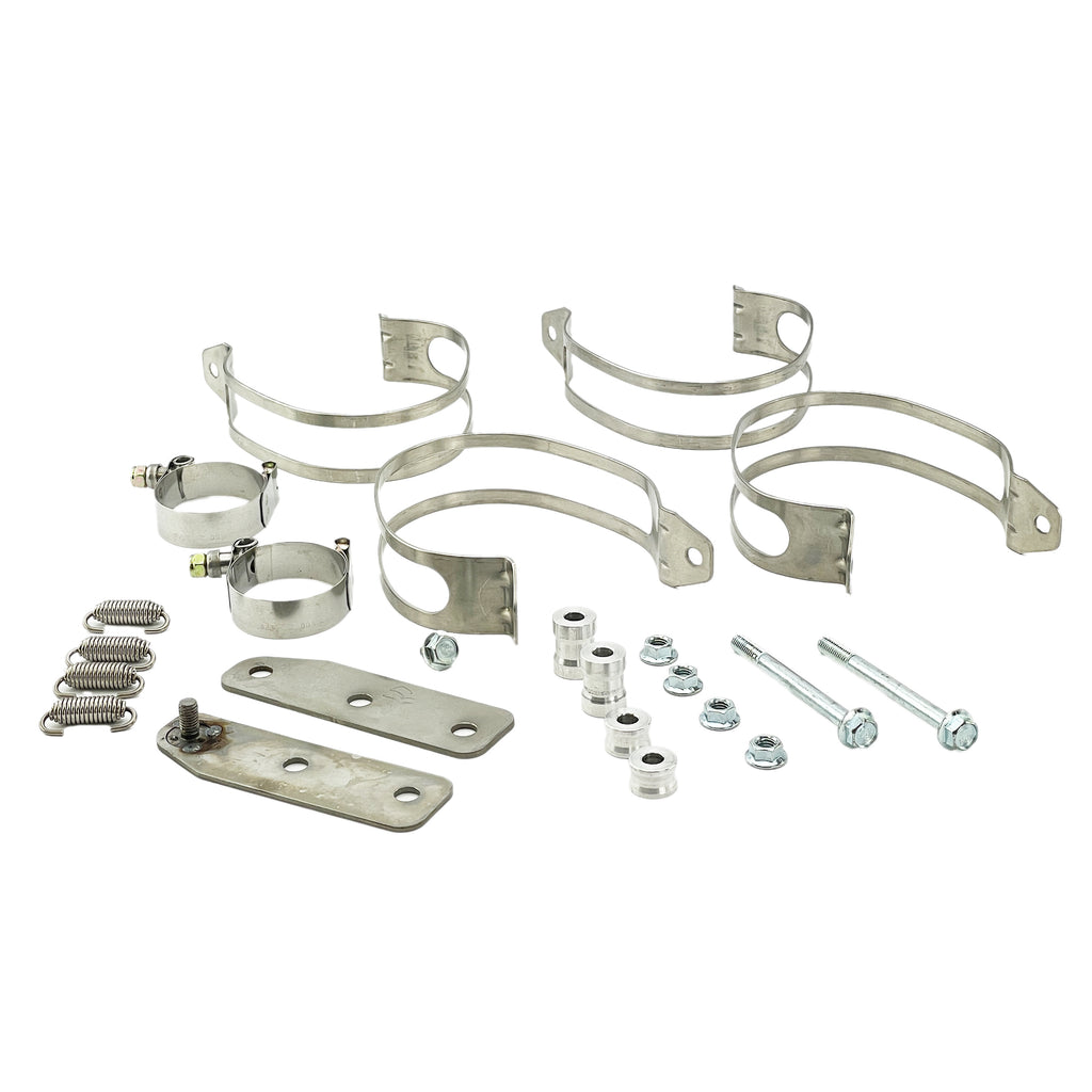 END OF LINE Dual Exhaust System 08-10 Yamaha RHINO 700 - FMF 044281