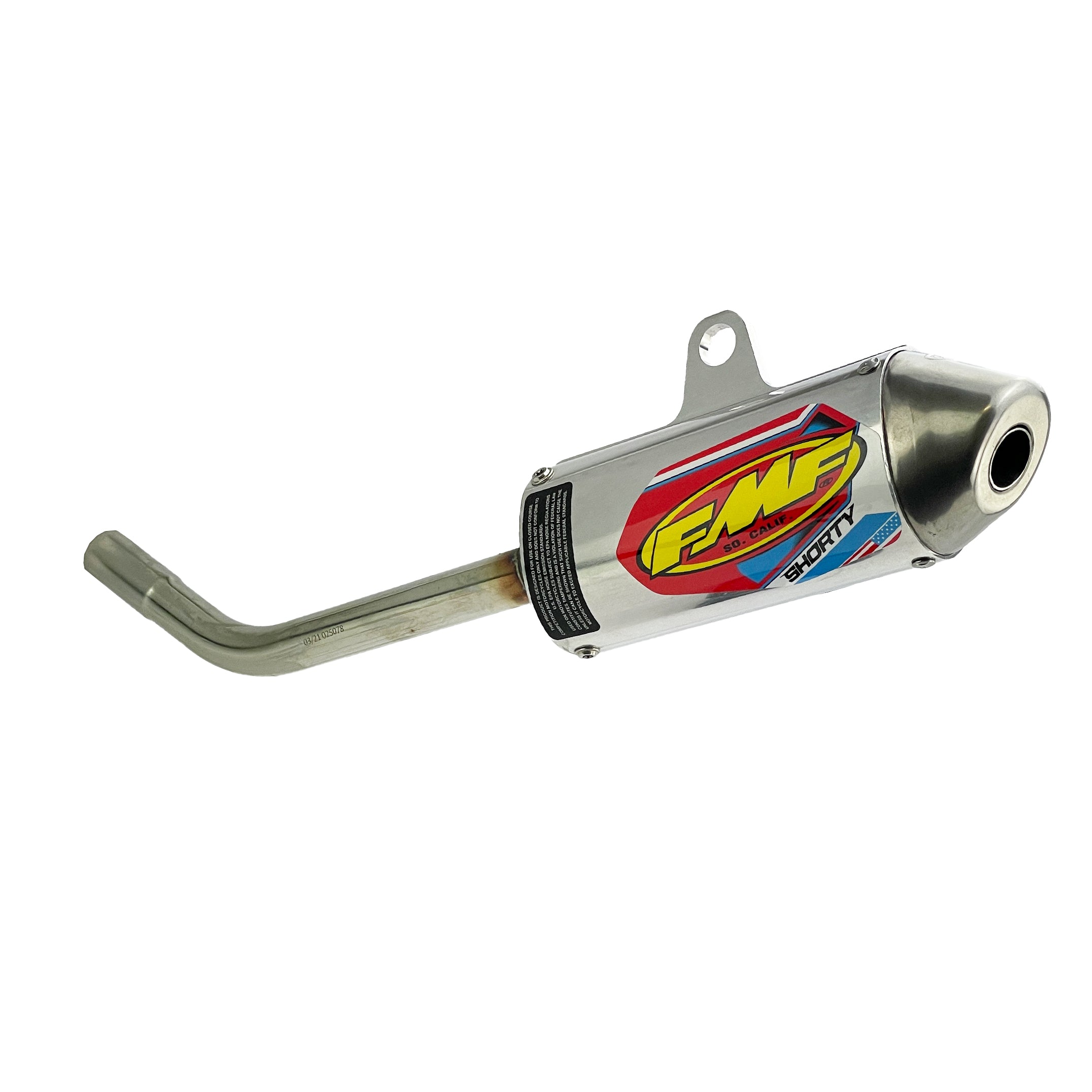 Powercore 2 Shorty Exhaust Silencer 04-10 KTM 125 144 SX 150 XC - FMF 025078