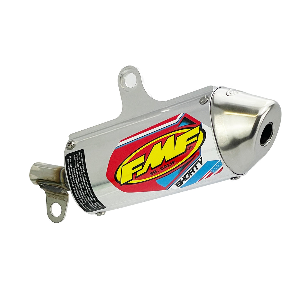 Powercore 2 Shorty Exhaust Silencer 89-25 Suzuki RM 80 85 - FMF 023011