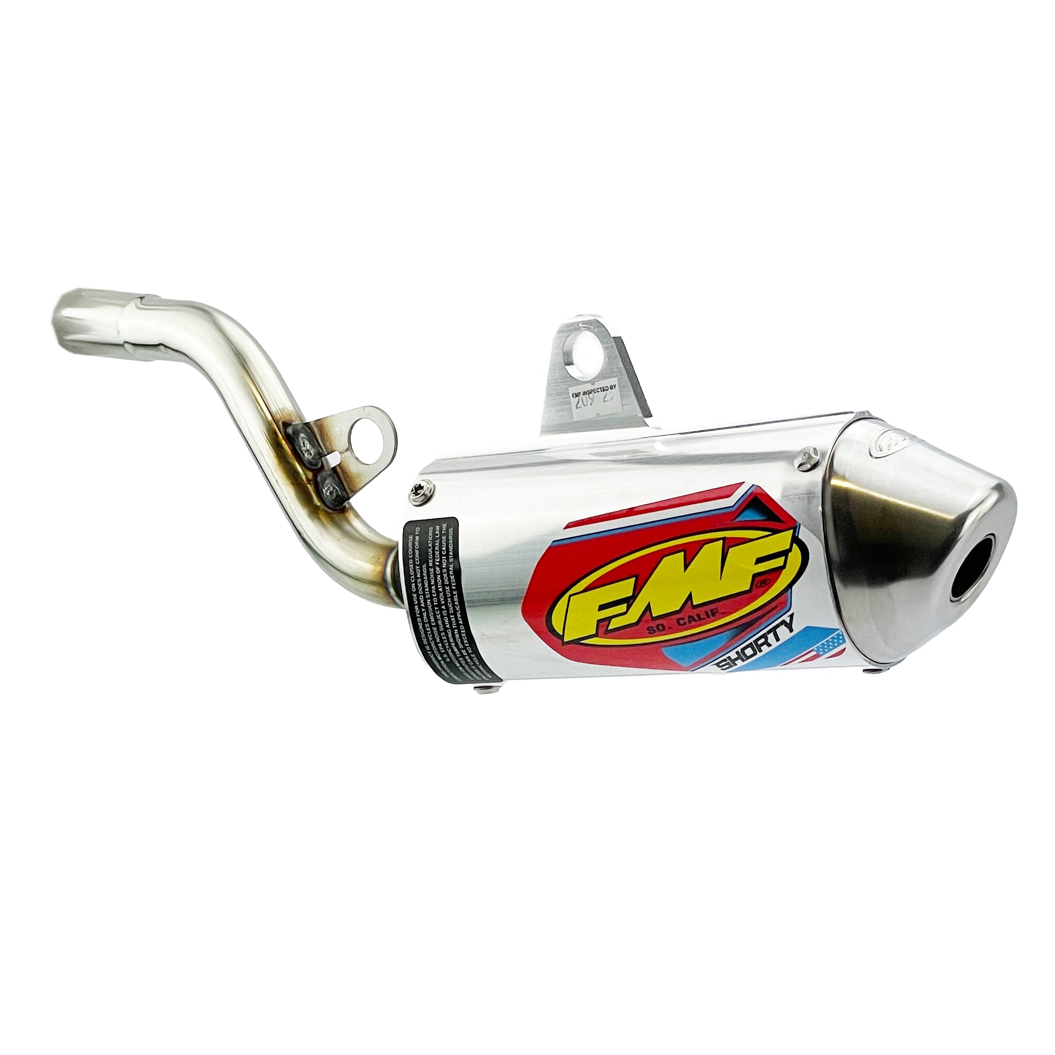 Shorty Big Bore Exhaust Silencer 02-25 Kawasaki KX 85 100 112 - FMF 022059