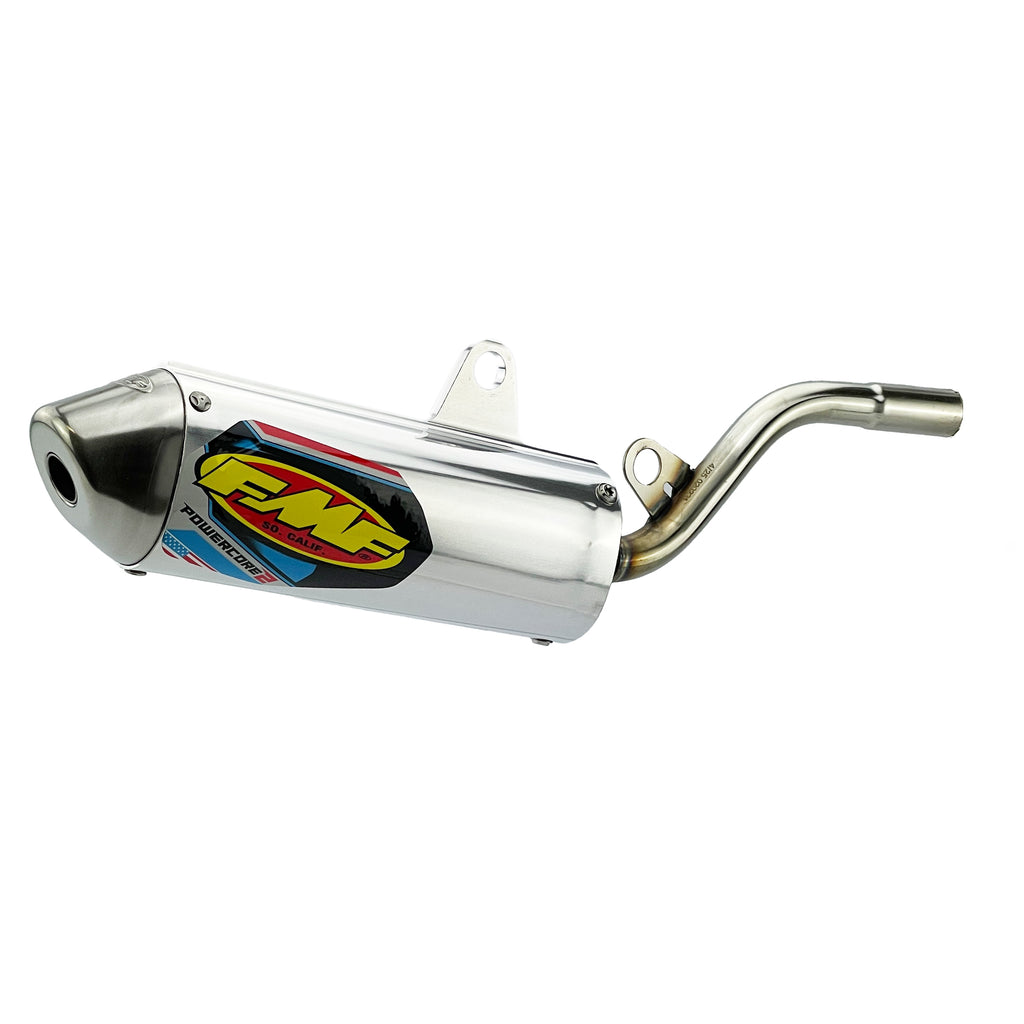 Powercore 2 Exhaust Silencer 98-26 Kawasaki Suzuki 80 85 100 112 KX RM - FMF 020231