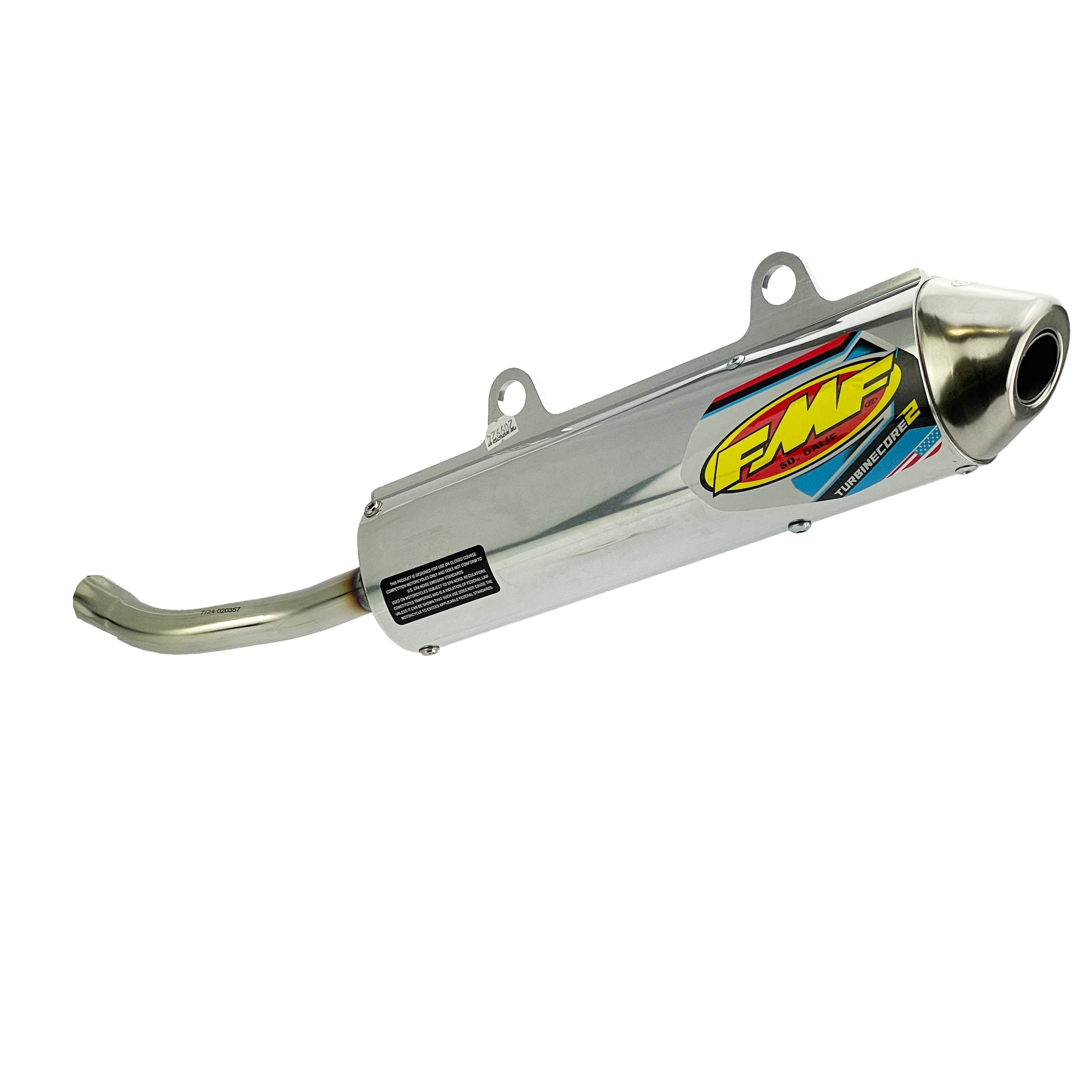 Turbinecore 2 Exhaust Silencer 96-99 Yamaha YZ 125 - FMF 020357