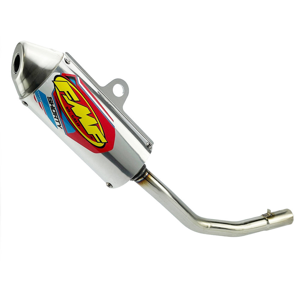 Powercore 2 Shorty Exhaust Silencer 95-98 Kawasaki KX 125 - FMF 020239