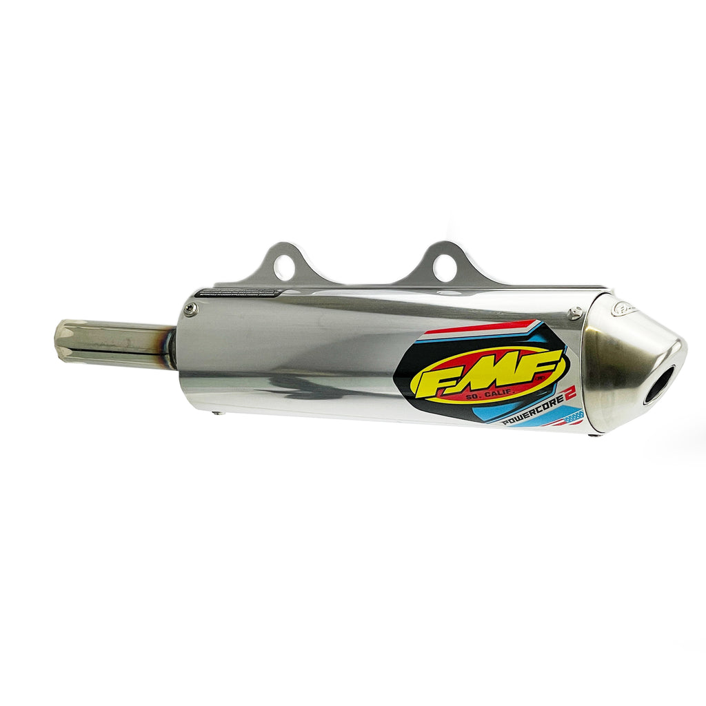 Powercore 2 Exhaust Silencer 88-94 Kawasaki KDX 200 KX 250 - FMF 020222