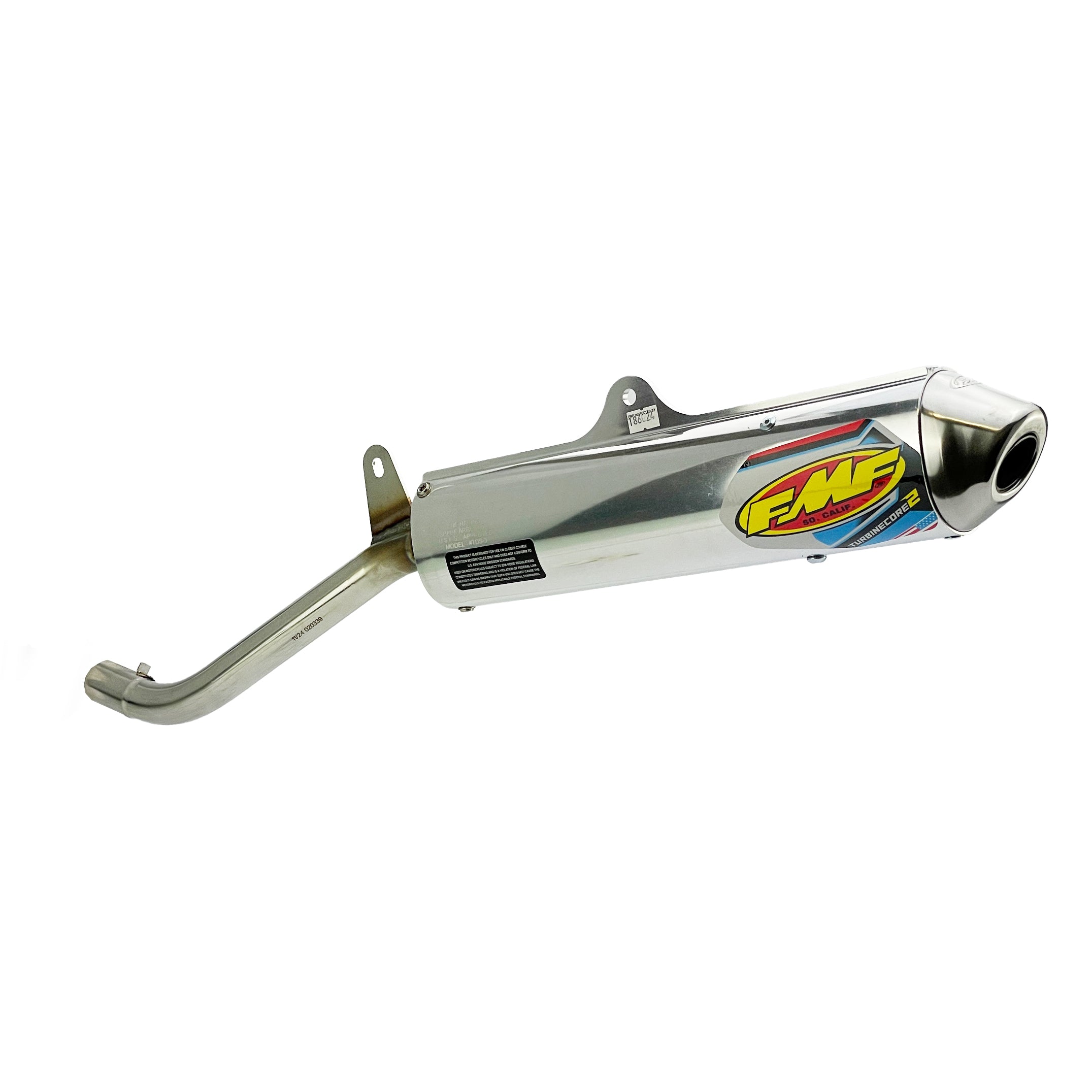 TurbineCore 2 Exhaust Silencer 95-06 Kawasaki KDX 200 220 R - FMF 020339