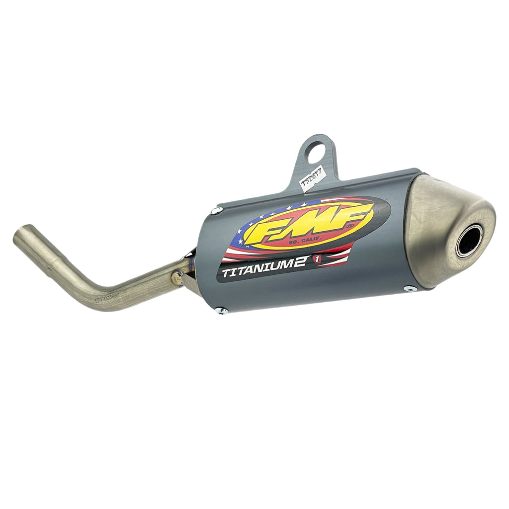 END OF LINE Titanium 2 Exhaust Silencer 03-17 KTM Husqvarna 85 SX SXS XC TC 105 - FMF 025066