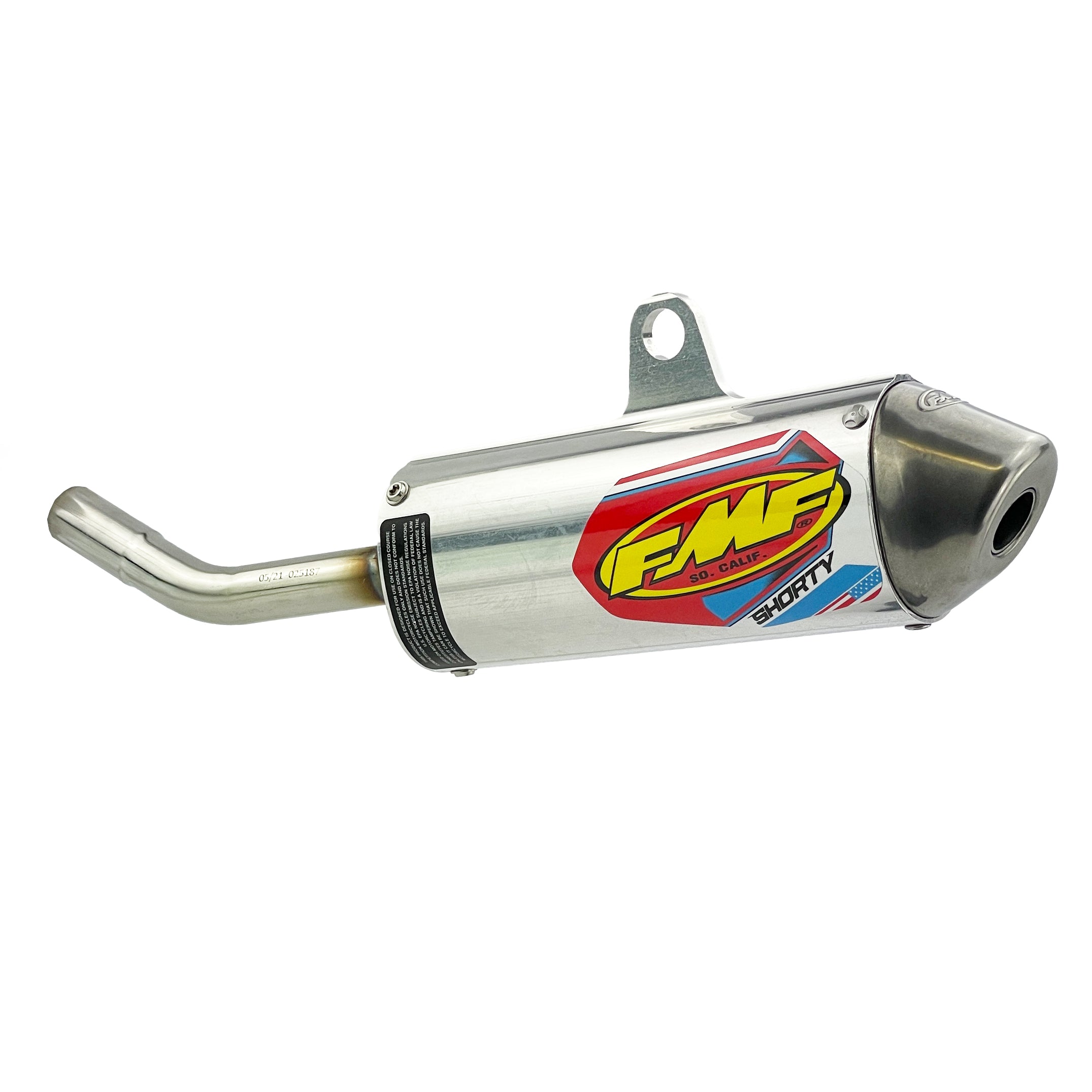 Powercore 2 Shorty Exhaust Silencer 16-19 KTM Husqvarna 125 SX TC XC-W 150 TE - FMF 025187