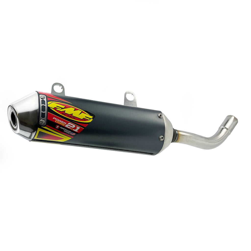 Powercore 2.1 Shorty Exhaust Silencer 17-19 KTM Husqvarna 250 300 - FMF 025213