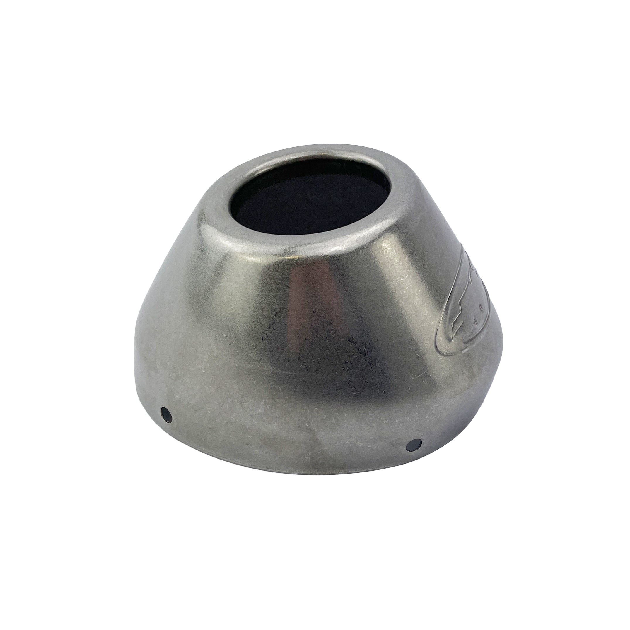 P-Core 4 Q4 Ti Exhaust End Cap Stainless Slash Cut - FMF 040635