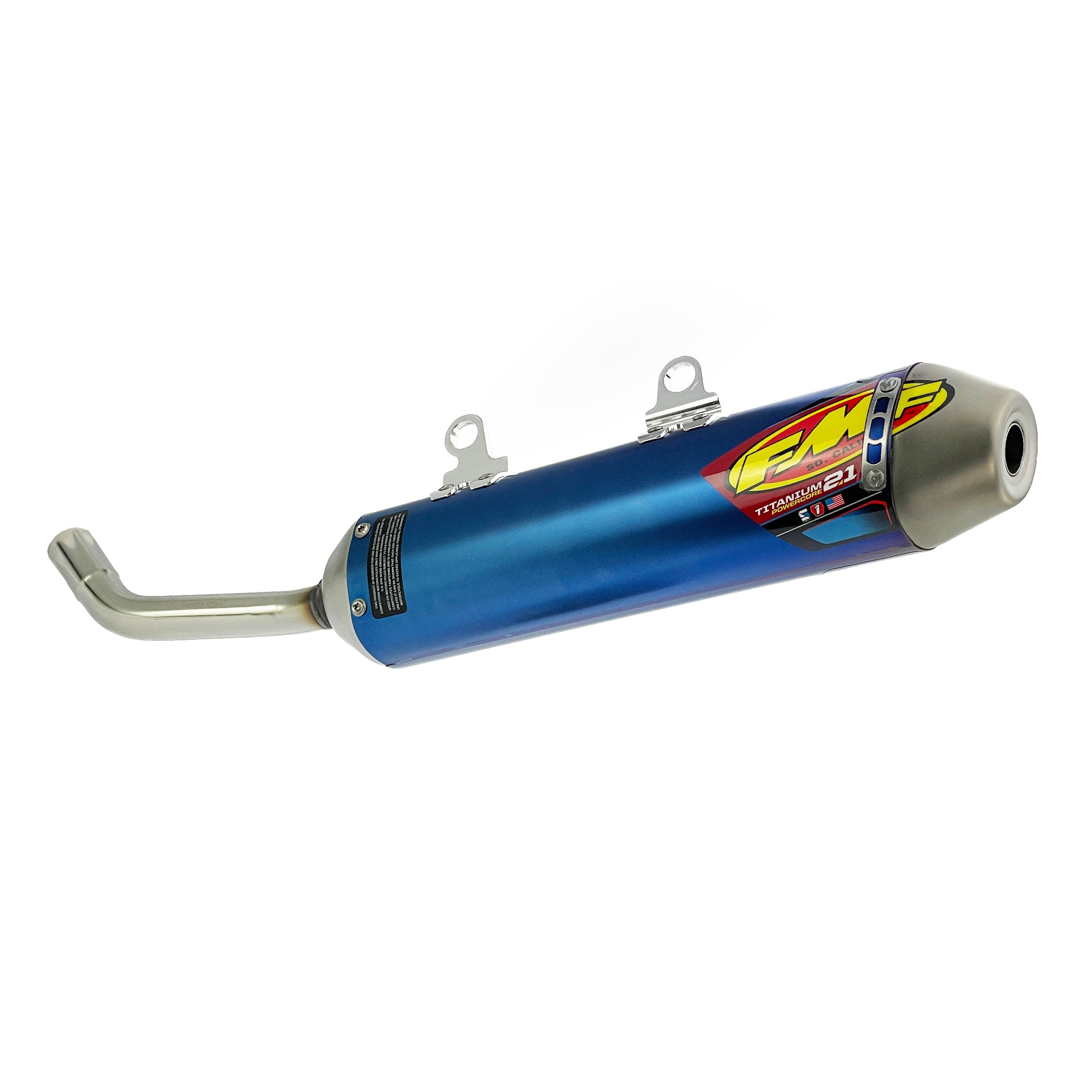 Powercore 2.1 Titanium Exhaust Silencer 19-23 KTM Husqvarna GasGas 250 300 - FMF 025254
