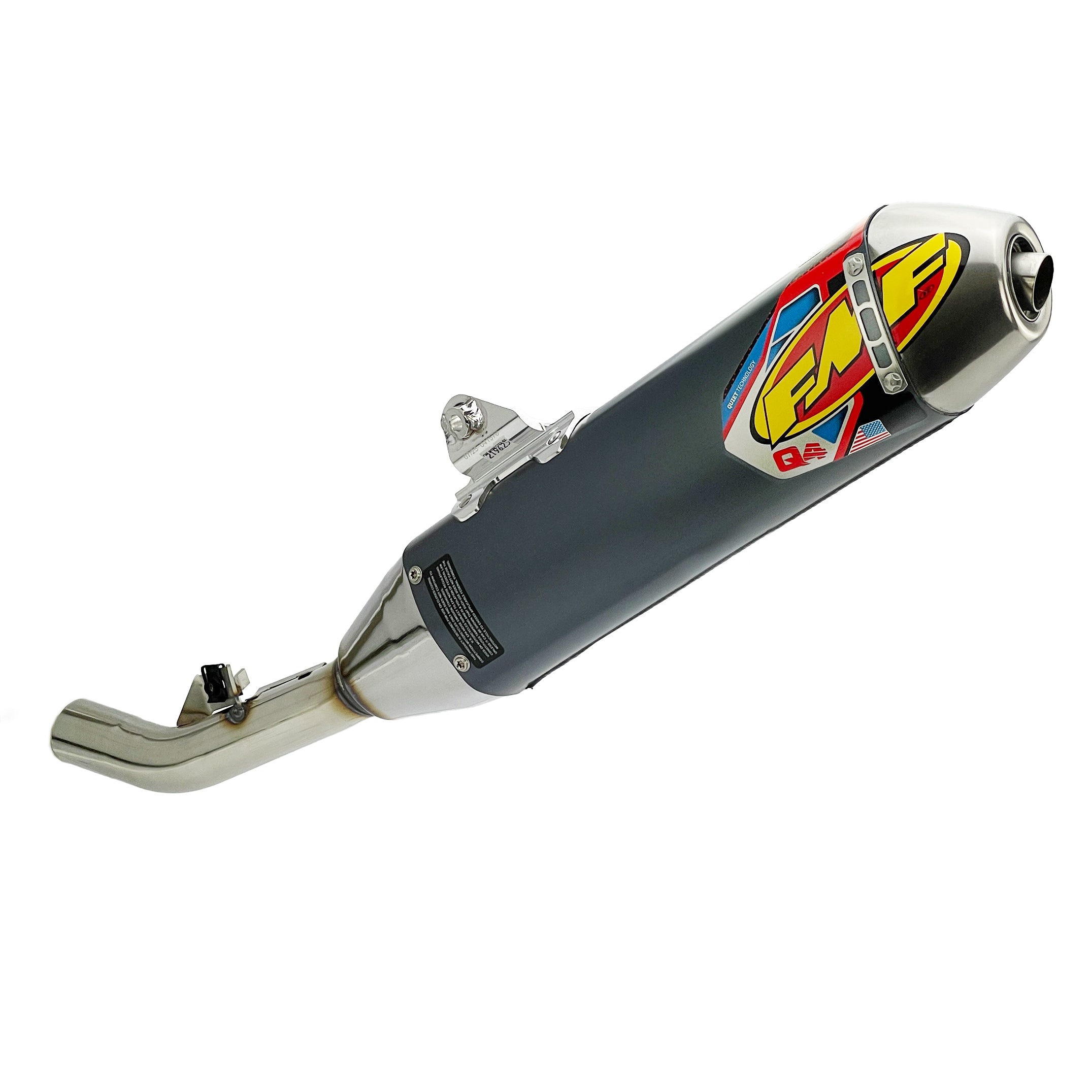 Q4 Hex Exhaust Silencer 19-25 Honda CRF 450 X - FMF 041578