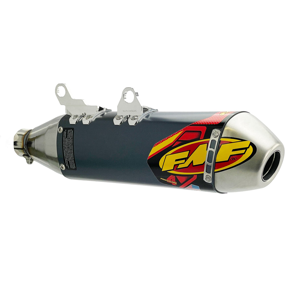Powercore 4 Hex Exhaust Silencer 20-23 KTM Husqvarna GasGas XCF-W 350-501 - FMF 045645