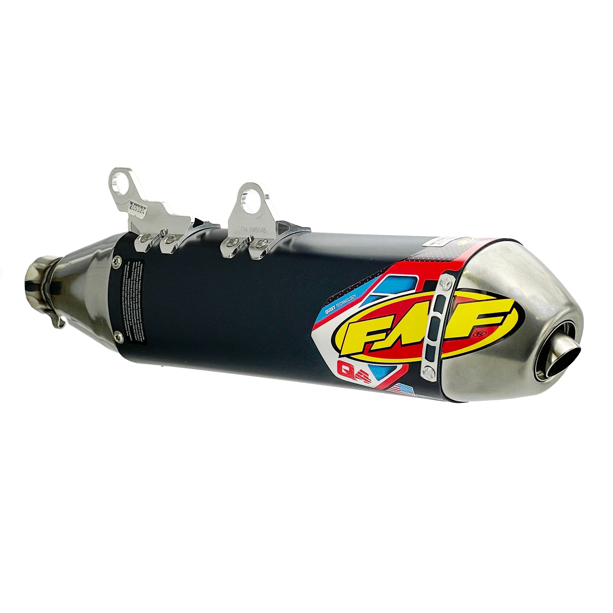 Q4 Hex Exhaust Silencer 20-23 GasGas Husqvarna KTM 250 350 450 500 501 - FMF 045646
