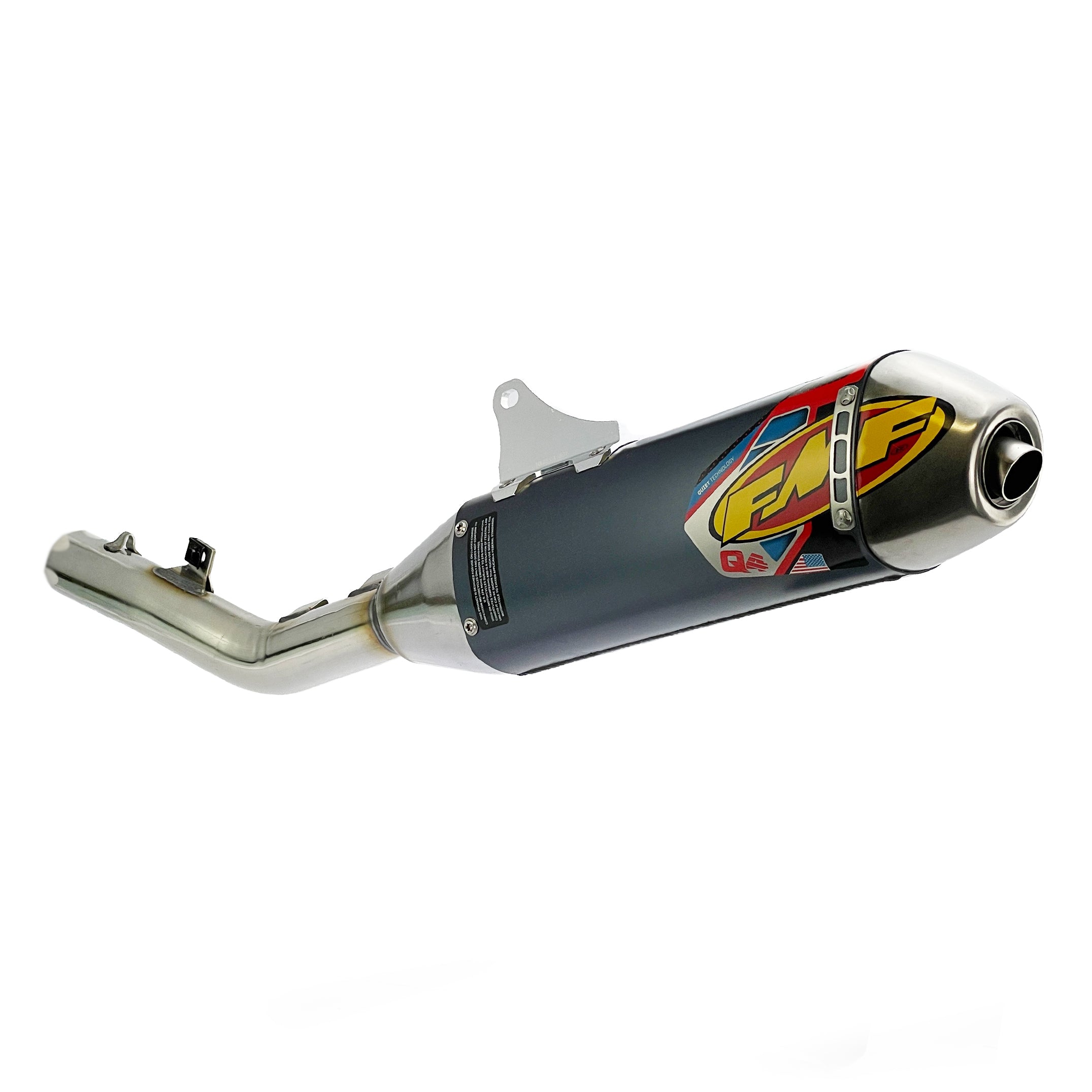 Q4 Hex Exhaust Silencer 21-26 Honda CRF 450 R RX - FMF 041601