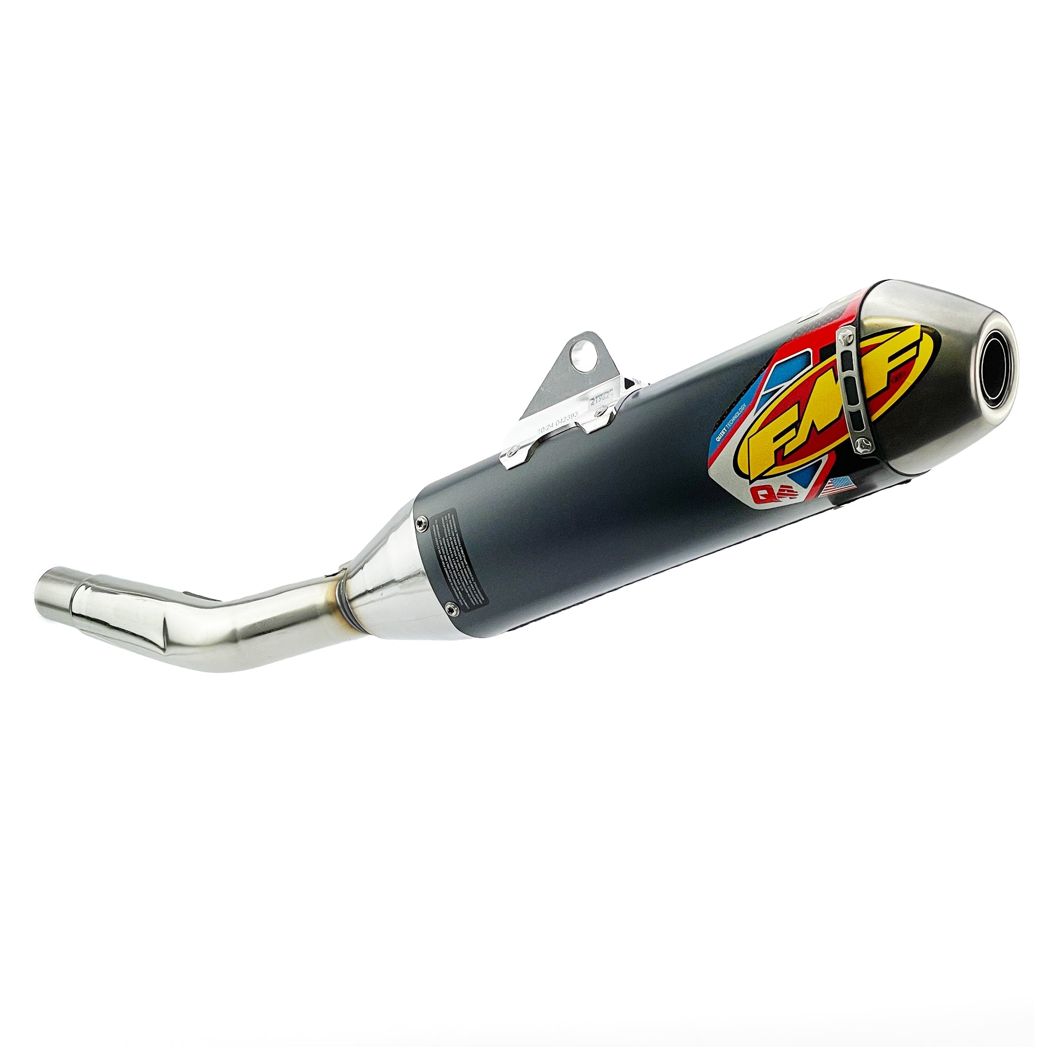 Q4 Hex Exhaust Silencer 21-24 Kawasaki KX 250 F X - FMF 042393