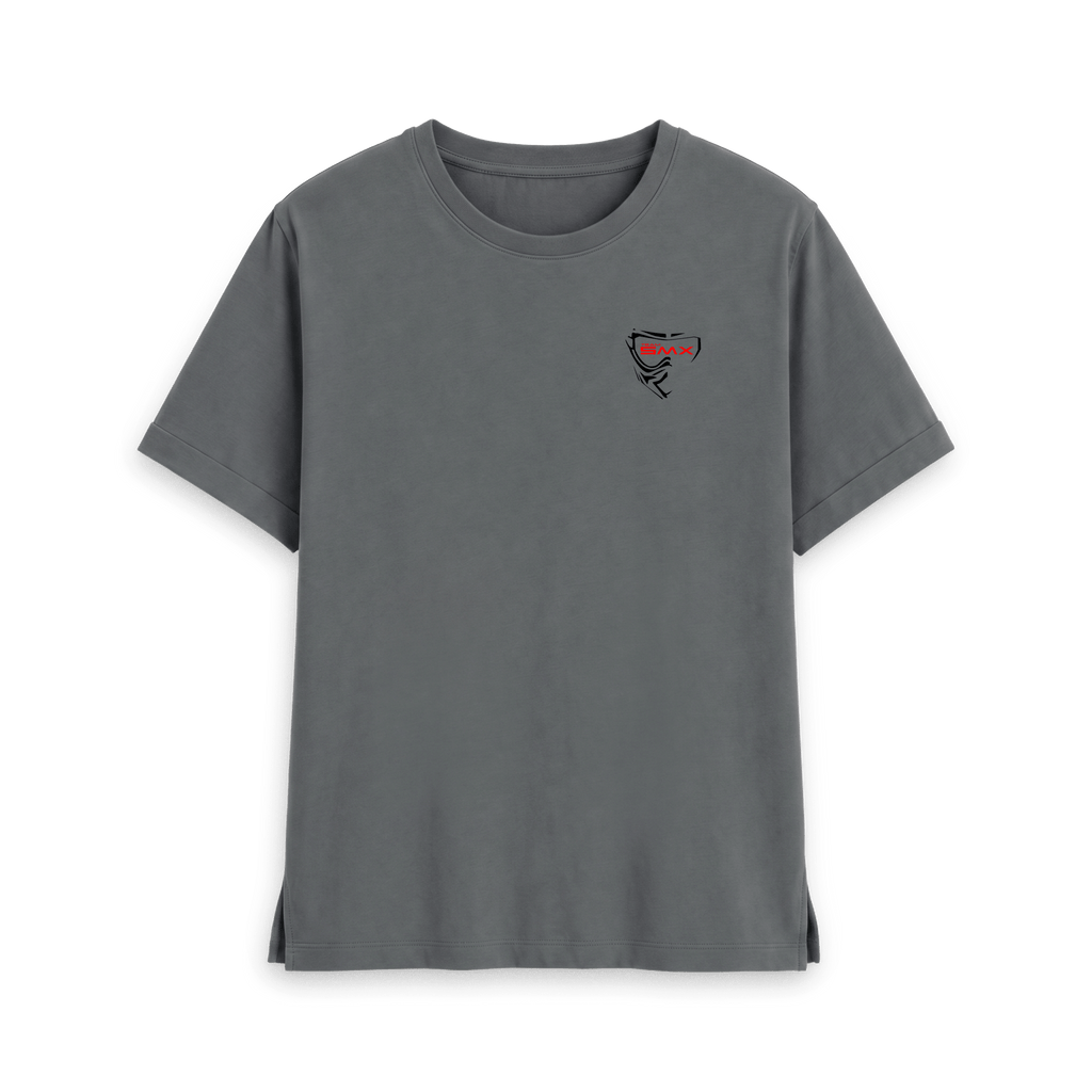 Slate Grey Printed T-shirt Front