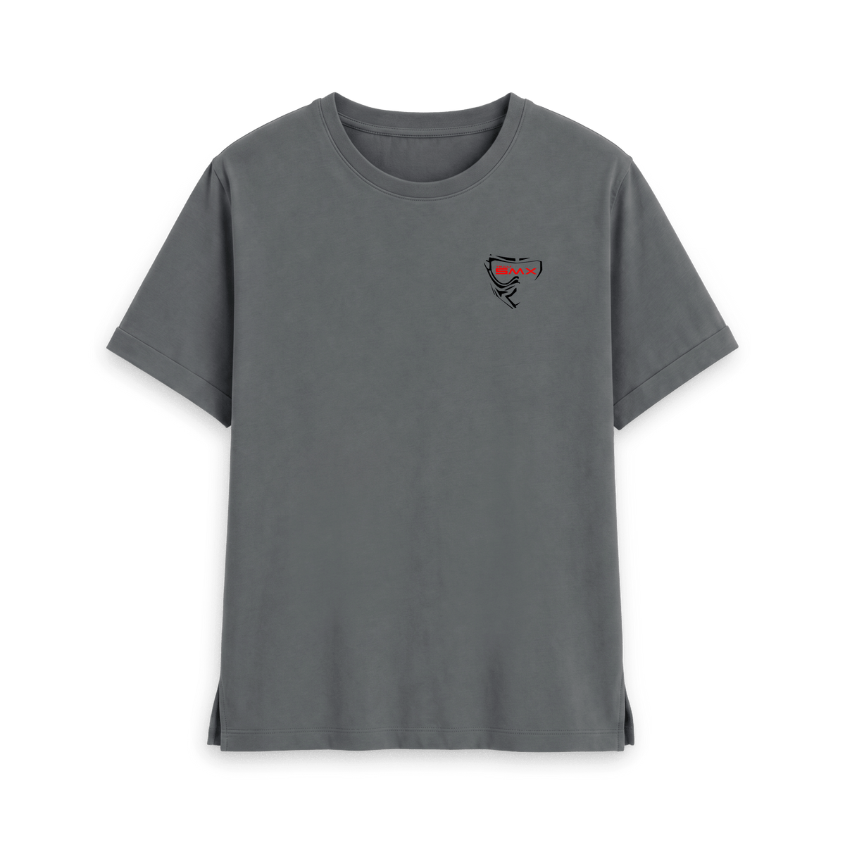 Slate Grey Printed T-shirt Front