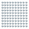 STANDARD NUT M12 X 1.75mm BRIGHT ZINC PLATED PACK OF 100