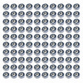 STANDARD NUT M10 X 1.50mm BRIGHT ZINC PLATED PACK OF 100